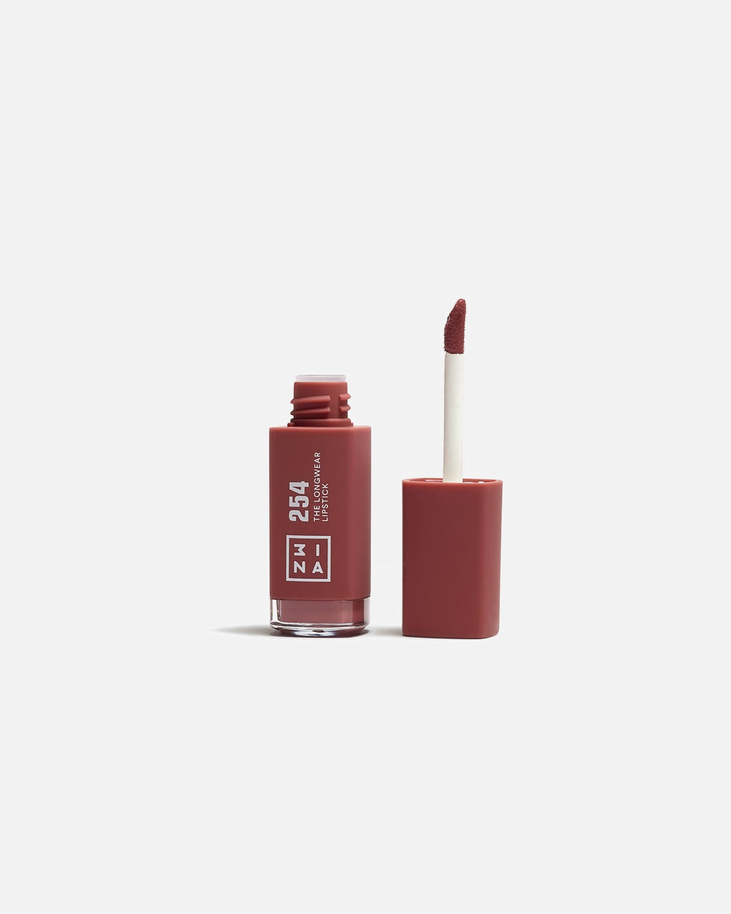 Lippenstift für Unisex 3INA The Longwear Lipstick Nr. 254 - Dark Pink Nude