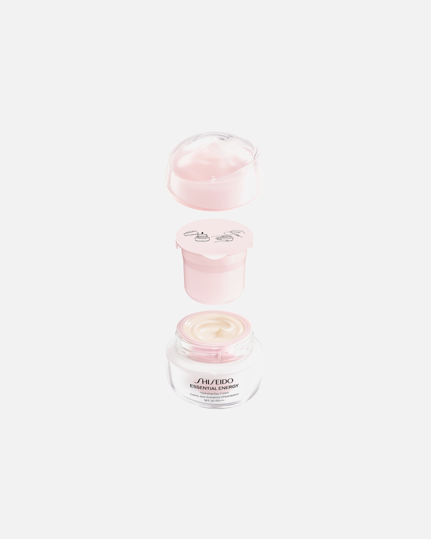 Tagescreme für Weiblich Shiseido Essential Energy Hydrating Day Cream (SPF 20) 50 ml