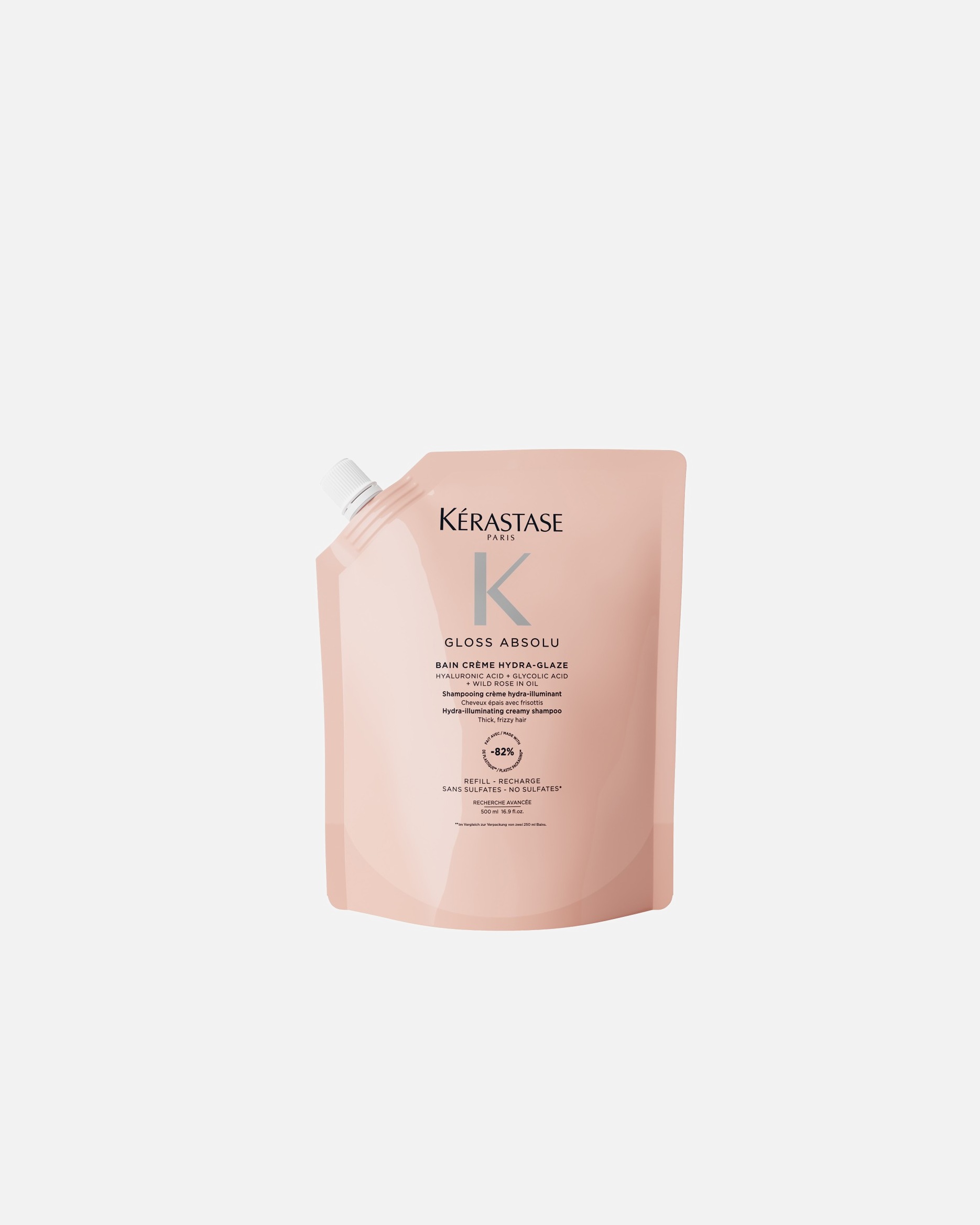 Shampoo für Unisex Kérastase Gloss Absolu Bain Crème Hydra-Glaze 500 ml