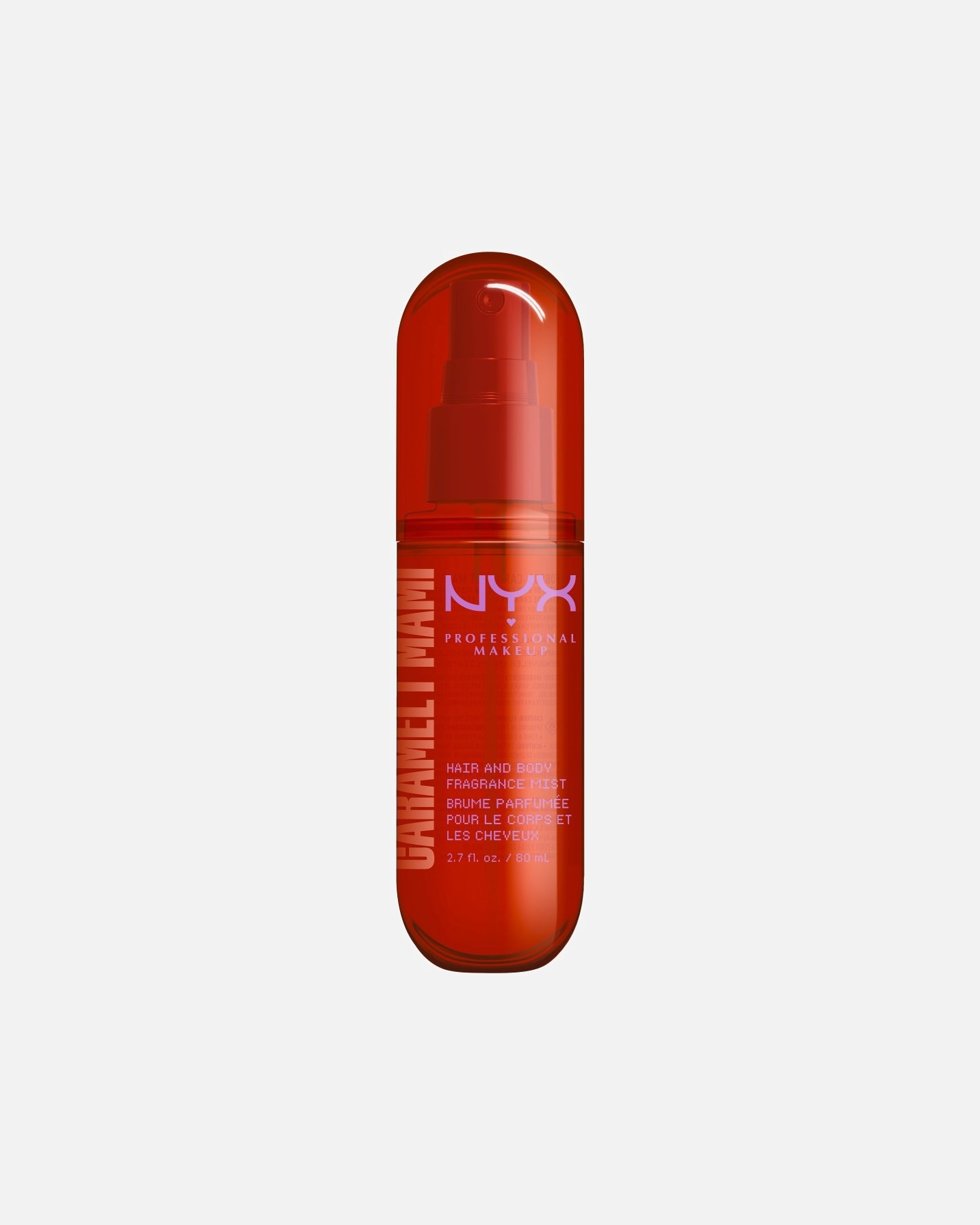Bodyspray für Unisex NYX Professional Makeup Fat Oil Body Haar- und Körperspray Caramelt Mami 80 ml