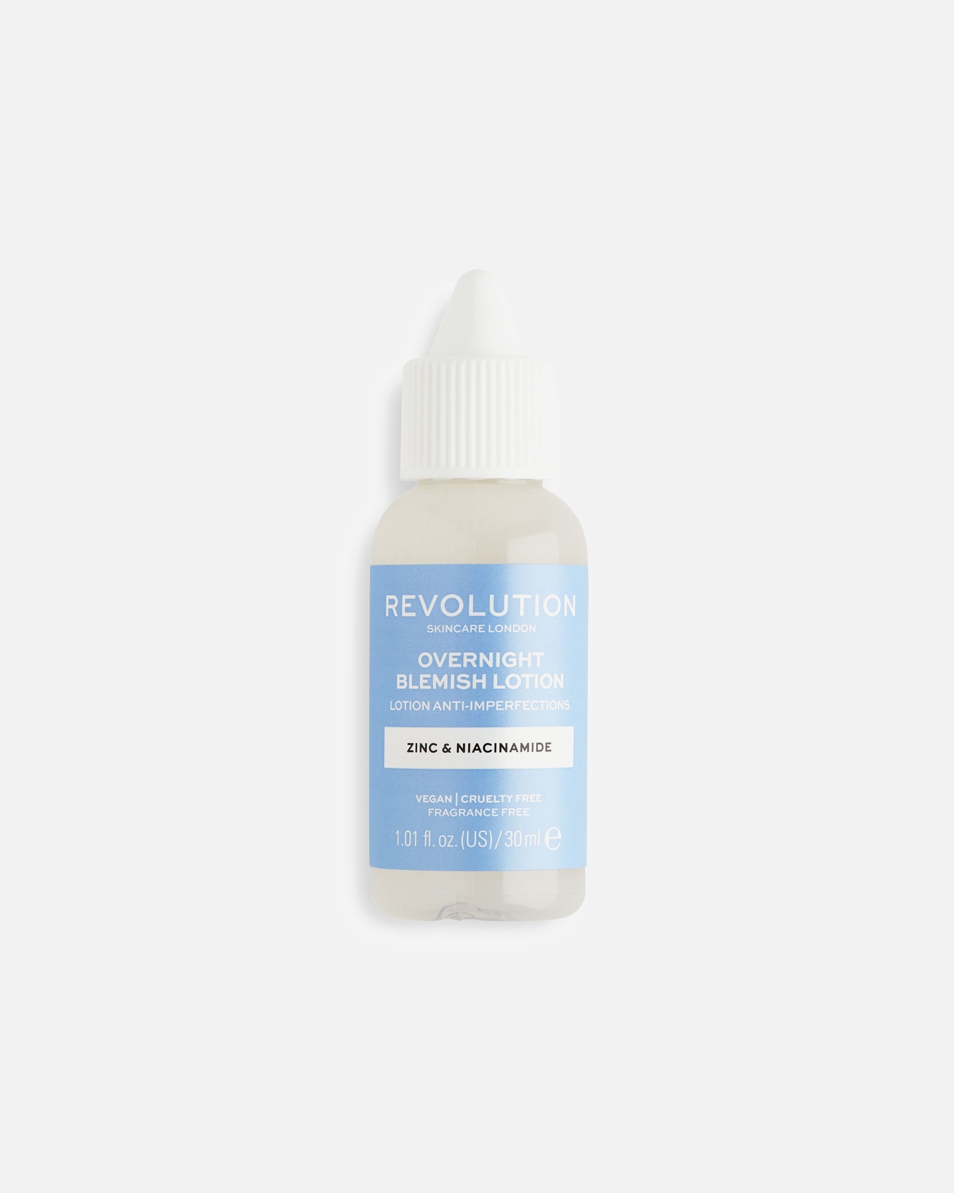 Gesichtslotion für Unisex Revolution Skincare Overnight Blemish Lotion 30 ml