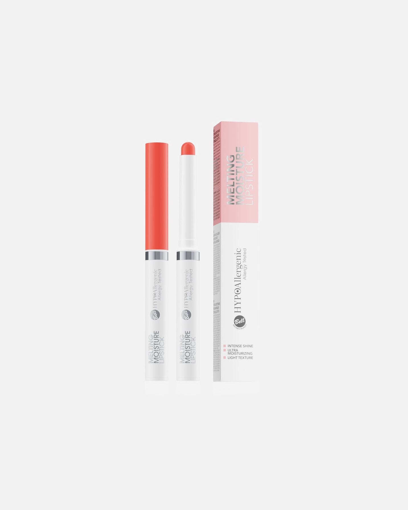 Lippenstift für Unisex Bell Hypo Allergenic Melting Moisture Lipstick Nr. 04 - Frech Coral