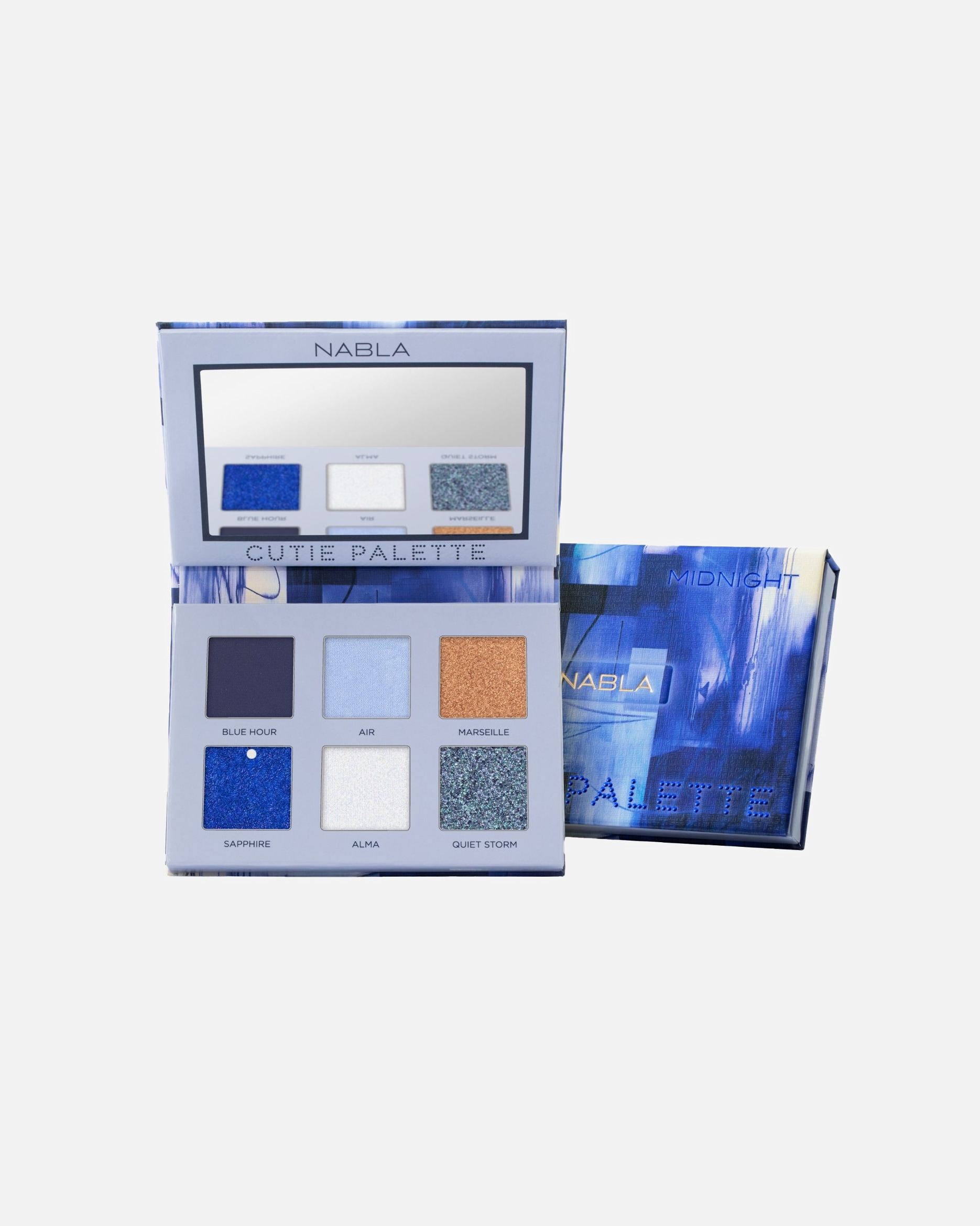 Lidschatten für Unisex NABLA Default Brand Line Cutie Palette Midnight