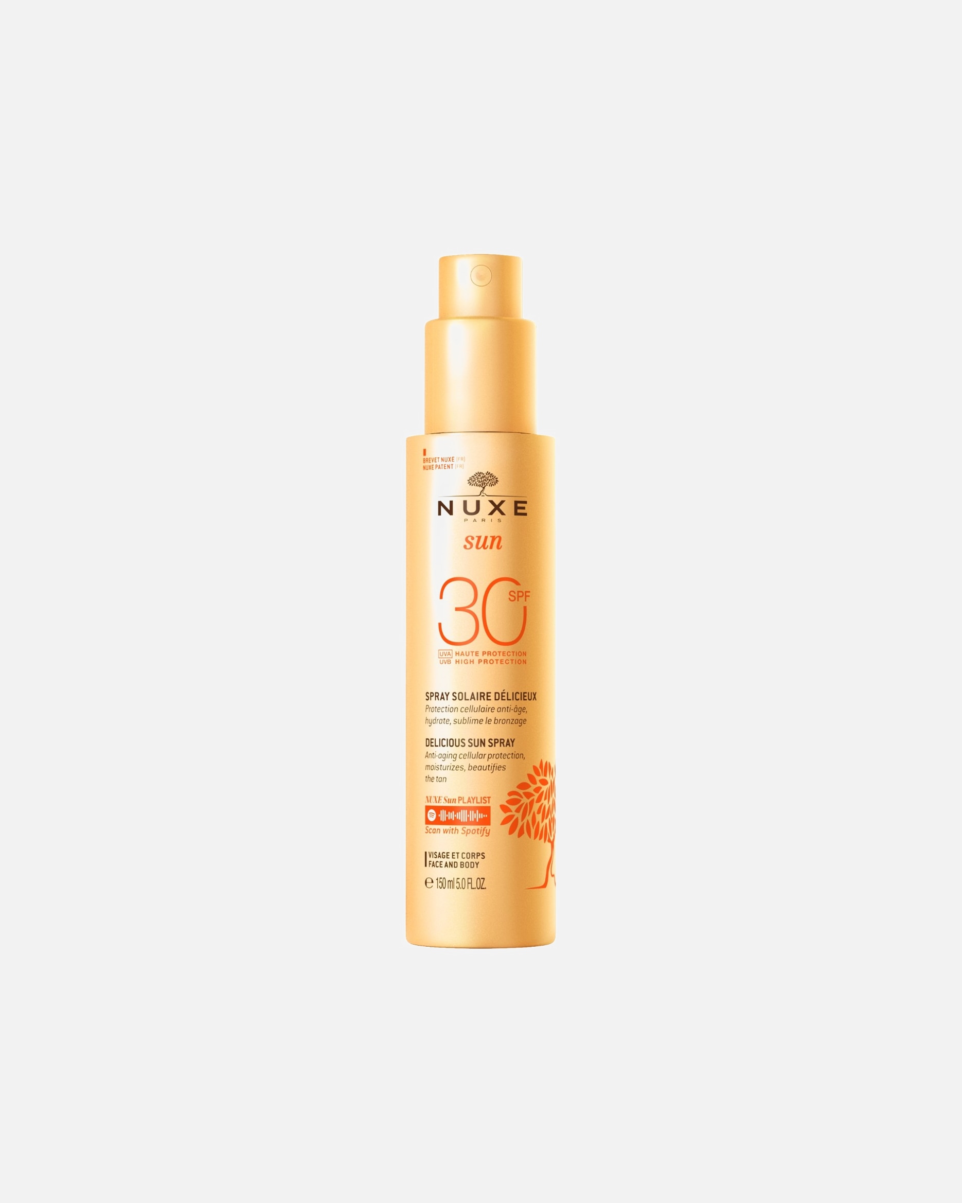 Sonnencreme für Unisex NUXE Sun High Protection SPF30 face and body 150 ml