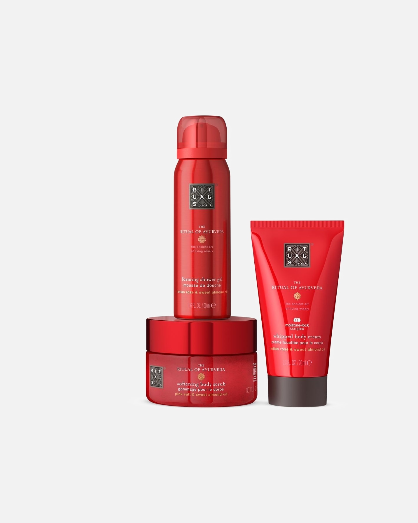 Körperpflegeset für Unisex Rituals The Ritual of Ayurveda Trail Set 1 Stück
