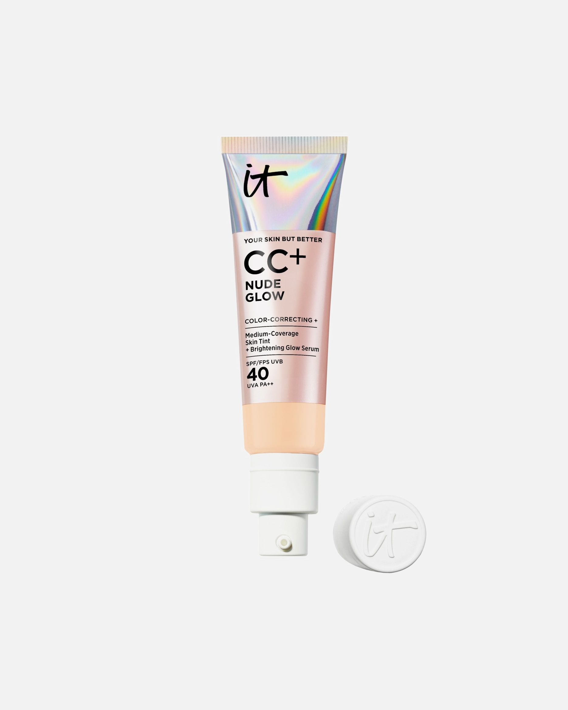 CC Cream für Unisex IT Cosmetics Your Skin But Better CC+ Nude Glow LSF 40 Light