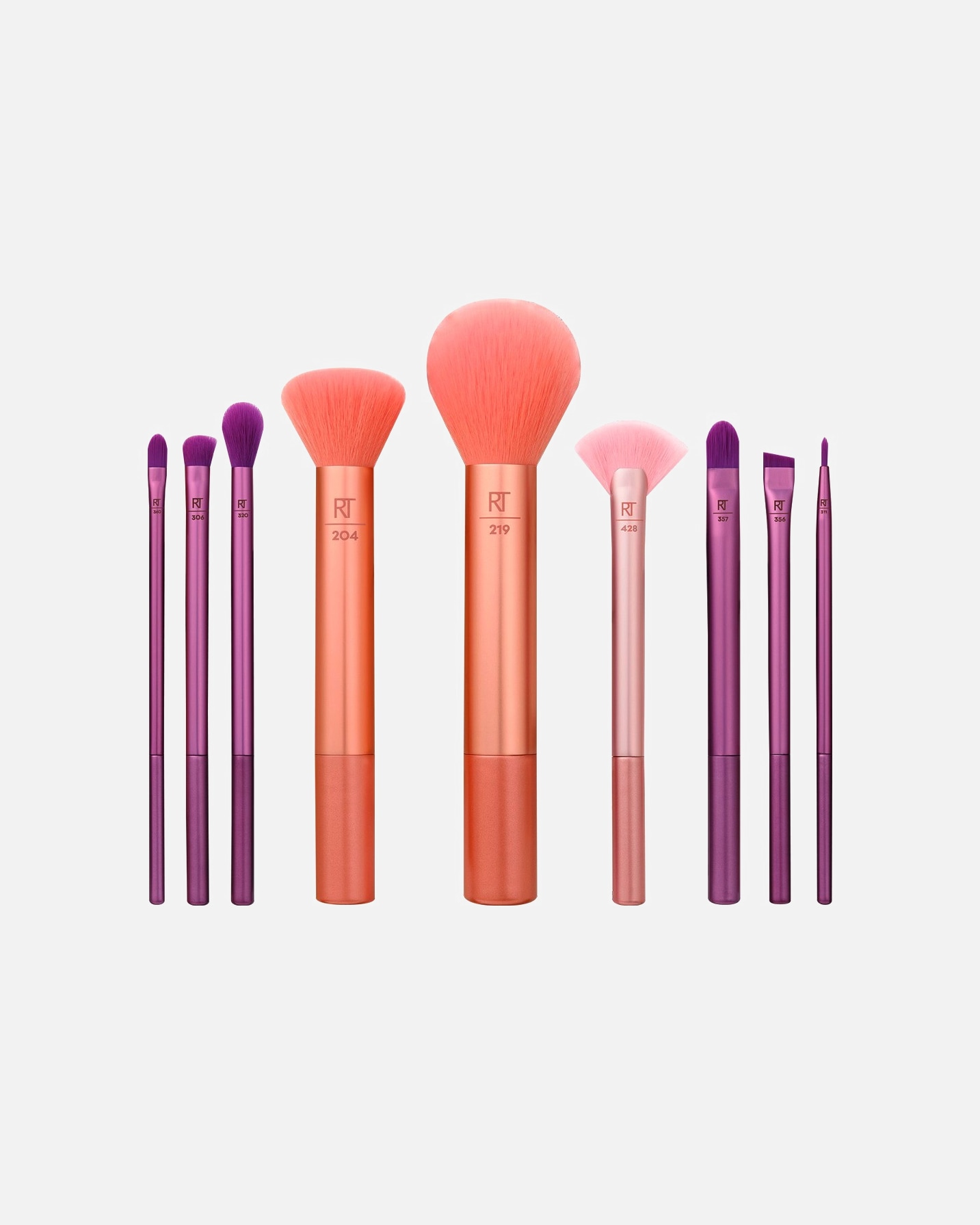 Pinselset für Unisex Real Techniques Insta Artist Set 360 Detailer Brush x1 + 306 Instapop Eye Crease Brush x1 + 320 Blending Crease Brush x1 + 204 Buffing Brush x1 + 219 Ultimate Powder Brush x1 + 428 Precision Fan x1 + 357 Pop Shadow x1 + 356 Angled Liner x1 + 311 Fine Liner x1