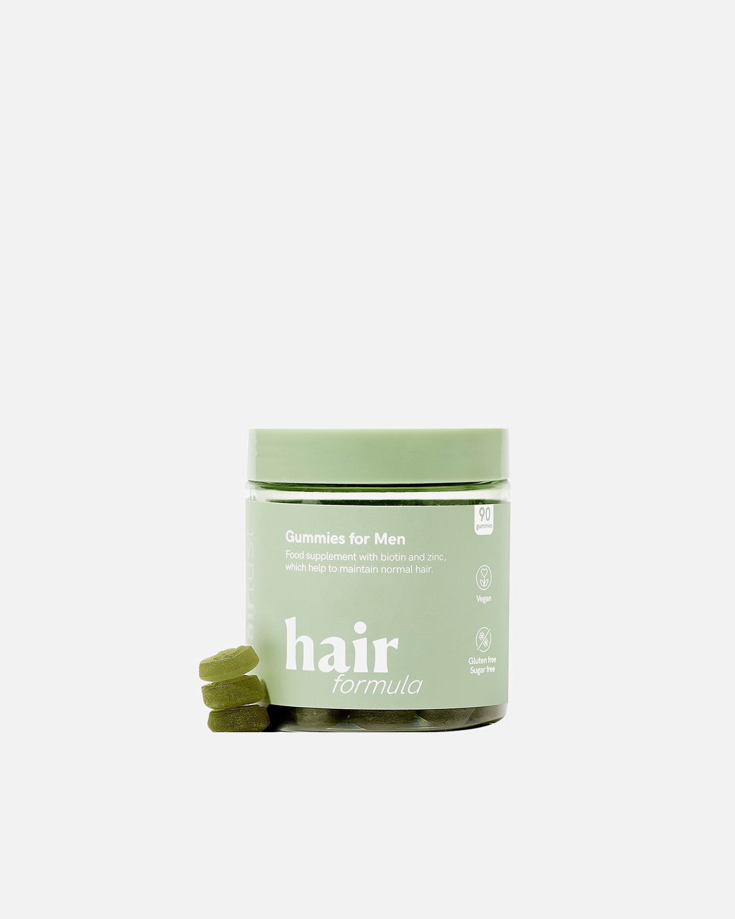 Nahrungsergänzung Haare für Männlich Hairlust Hair Formula Gummies for Men 228 Gramm