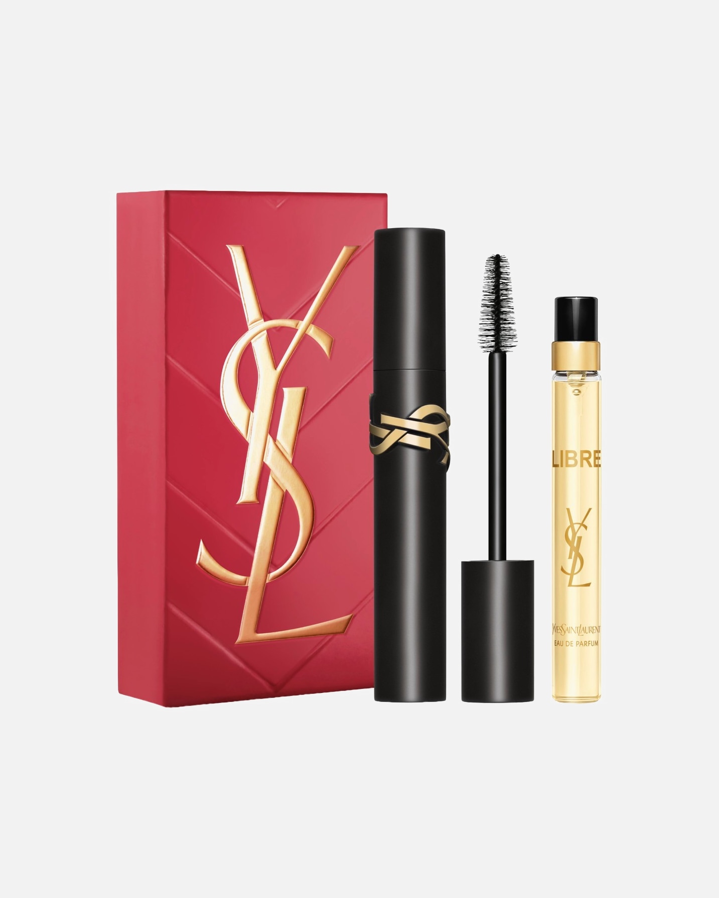 Augen Make-up Set für Weiblich Yves Saint Laurent Lash Clash Mascara + Libre EDP 1 Stück