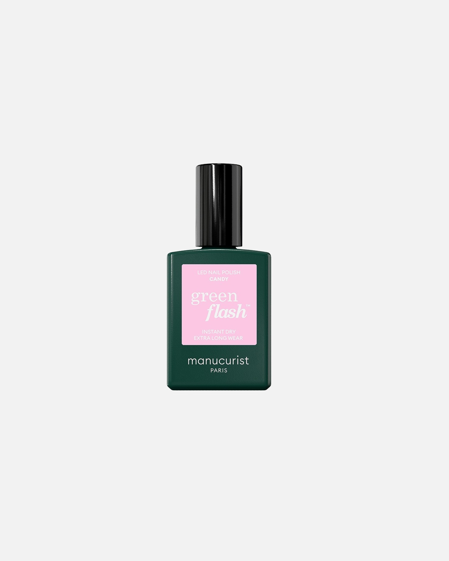 Nagellack für Unisex manucurist green flash Instant Dry Extra Long Wear CANDY