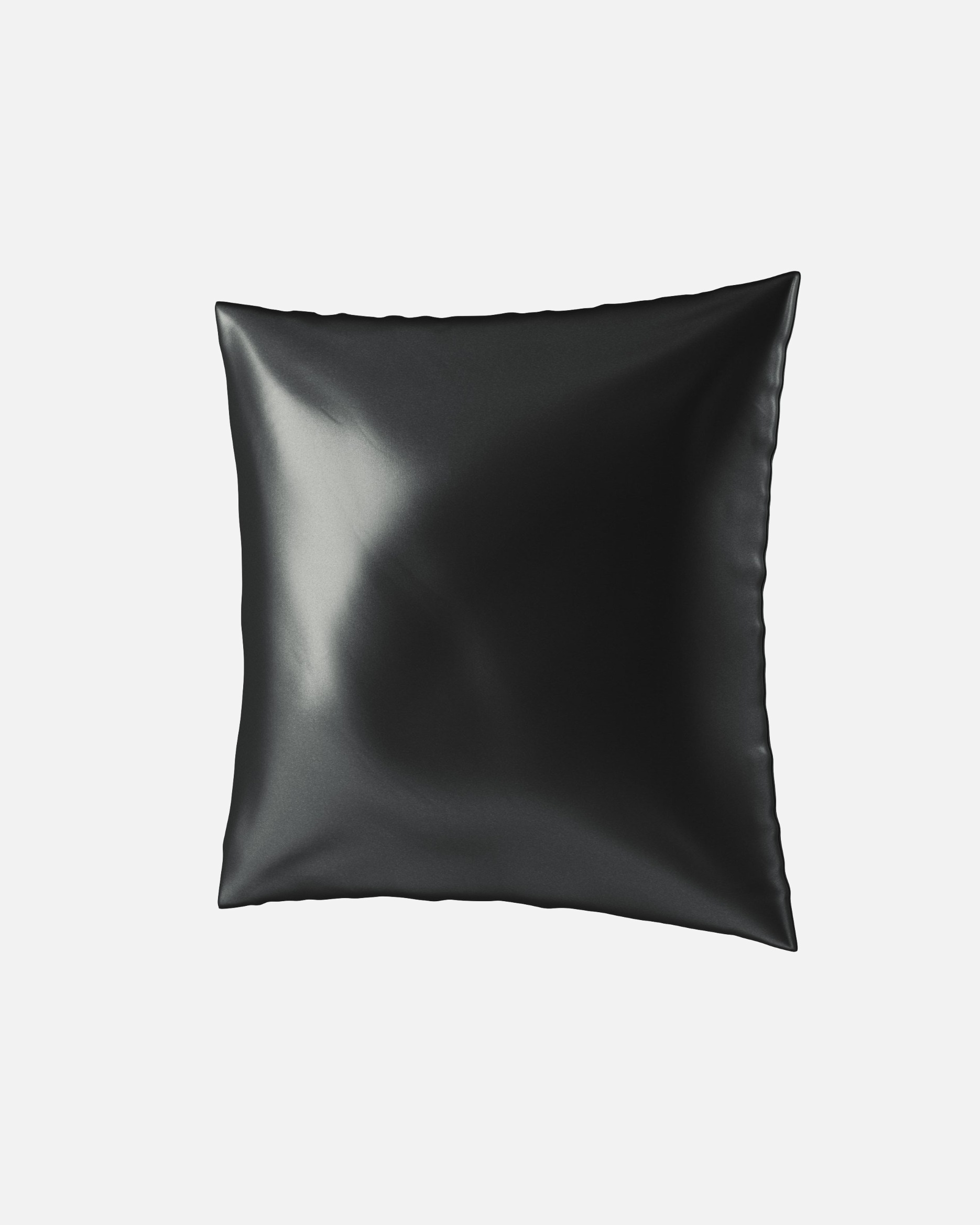 Kissen für Unisex Ailoria Satine BEATUY SLEEP L Kopfkissenbezug aus Seide Midnight Black