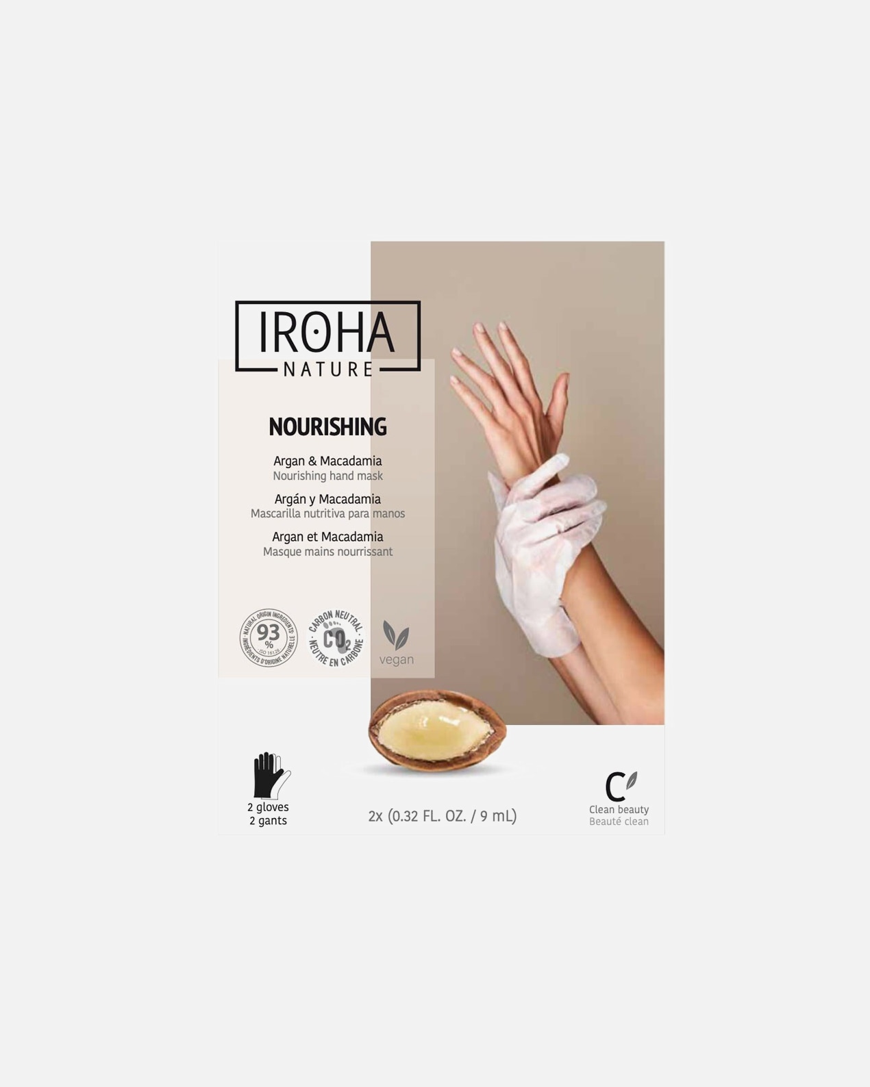 Handmaske für Unisex Iroha Nourishing Hand Mask Gloves 1 Stück