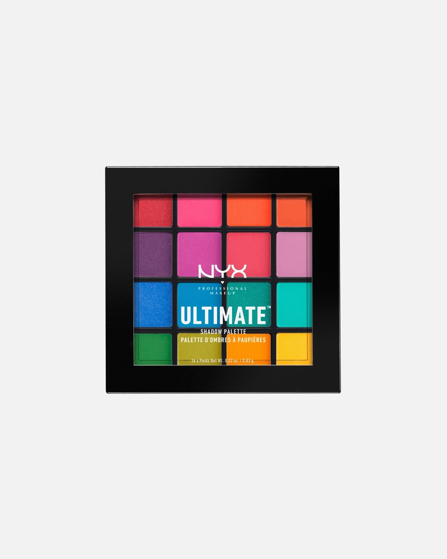 Lidschatten für Unisex NYX Professional Makeup Pride Makeup Ultimate Shadow Palette USP04 - BRIGHTS