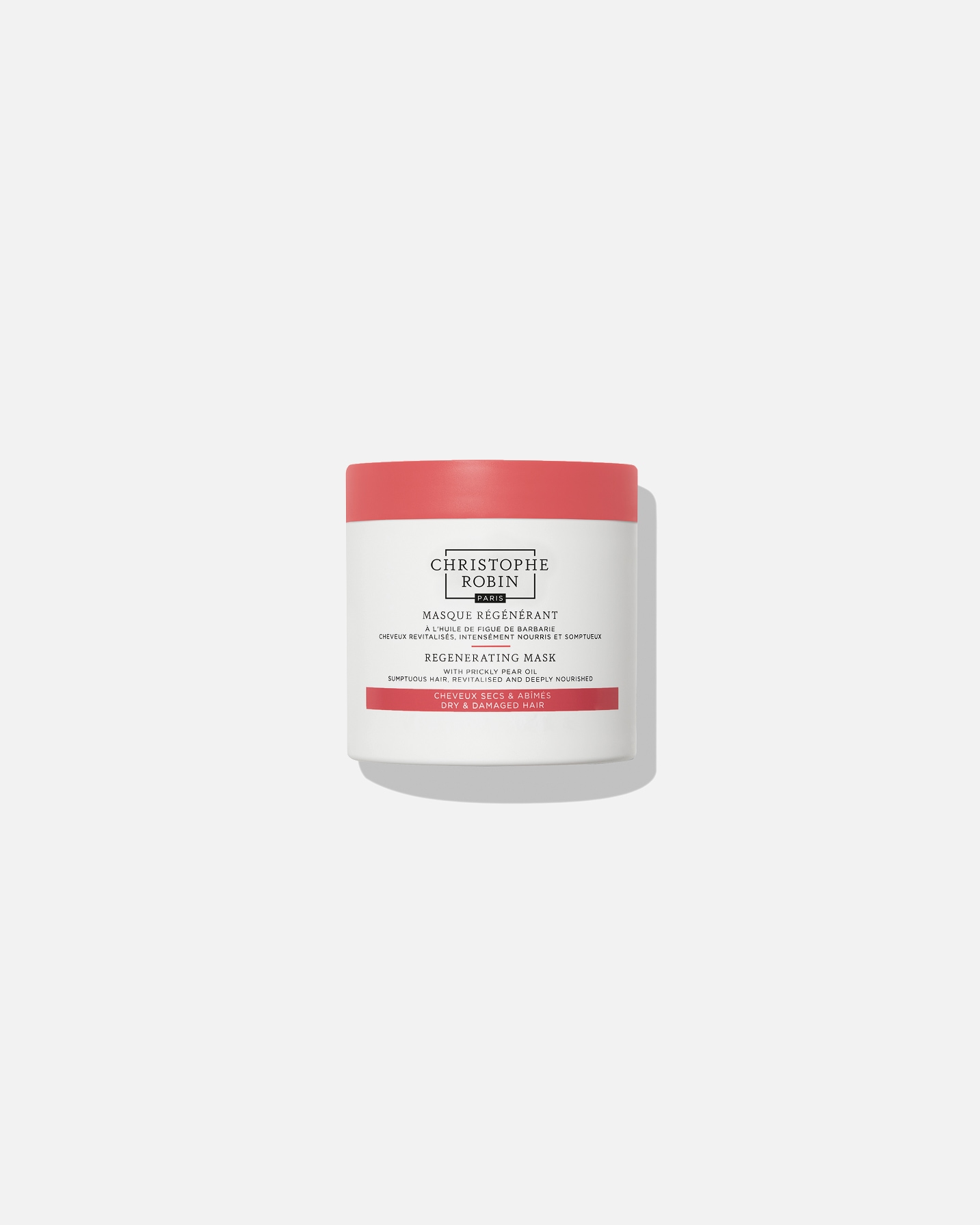 Haarmaske für Unisex Christophe Robin Regenerating Mask with prickly pear oil 250 ml