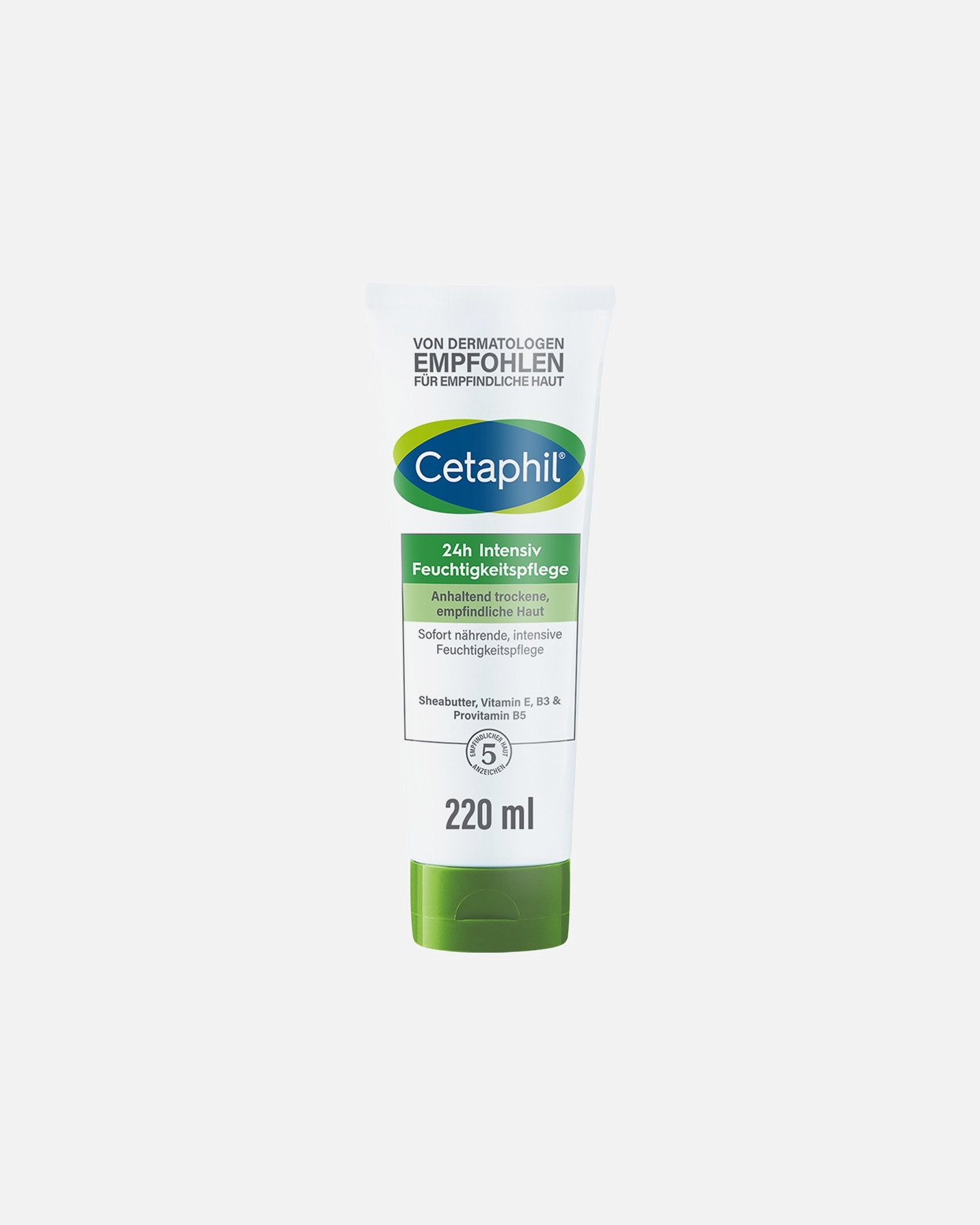 Körpercreme für Unisex Cetaphil 24h Intensiv-Feuchtigkeitspflege 220 ml