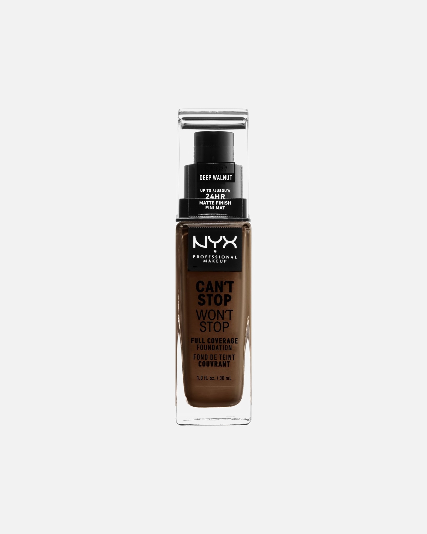 Foundation für Unisex NYX Professional Makeup Wedding Can't Stop Won't Stop 24-Hour 42 - DEEP WALNUT