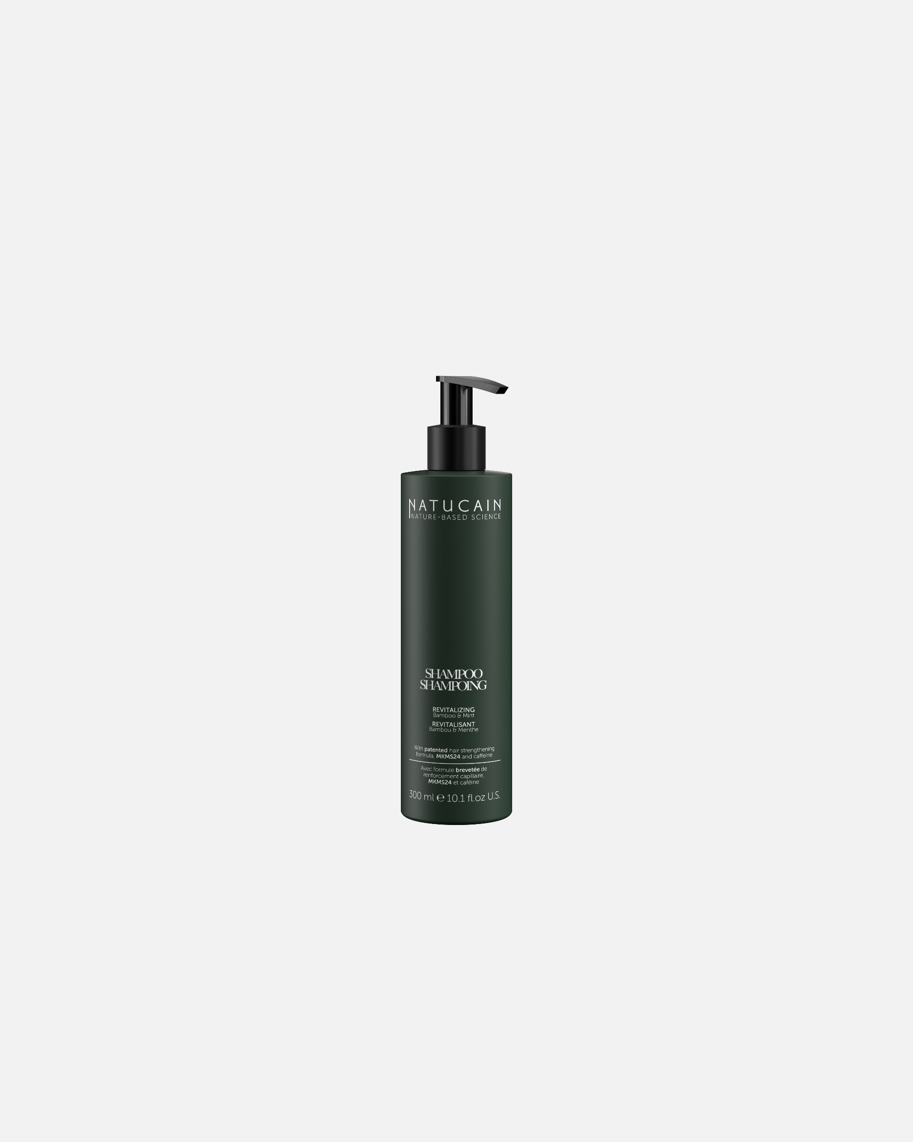Shampoo für Unisex Natucain Revitalizing Bamboo & Mint 300 ml