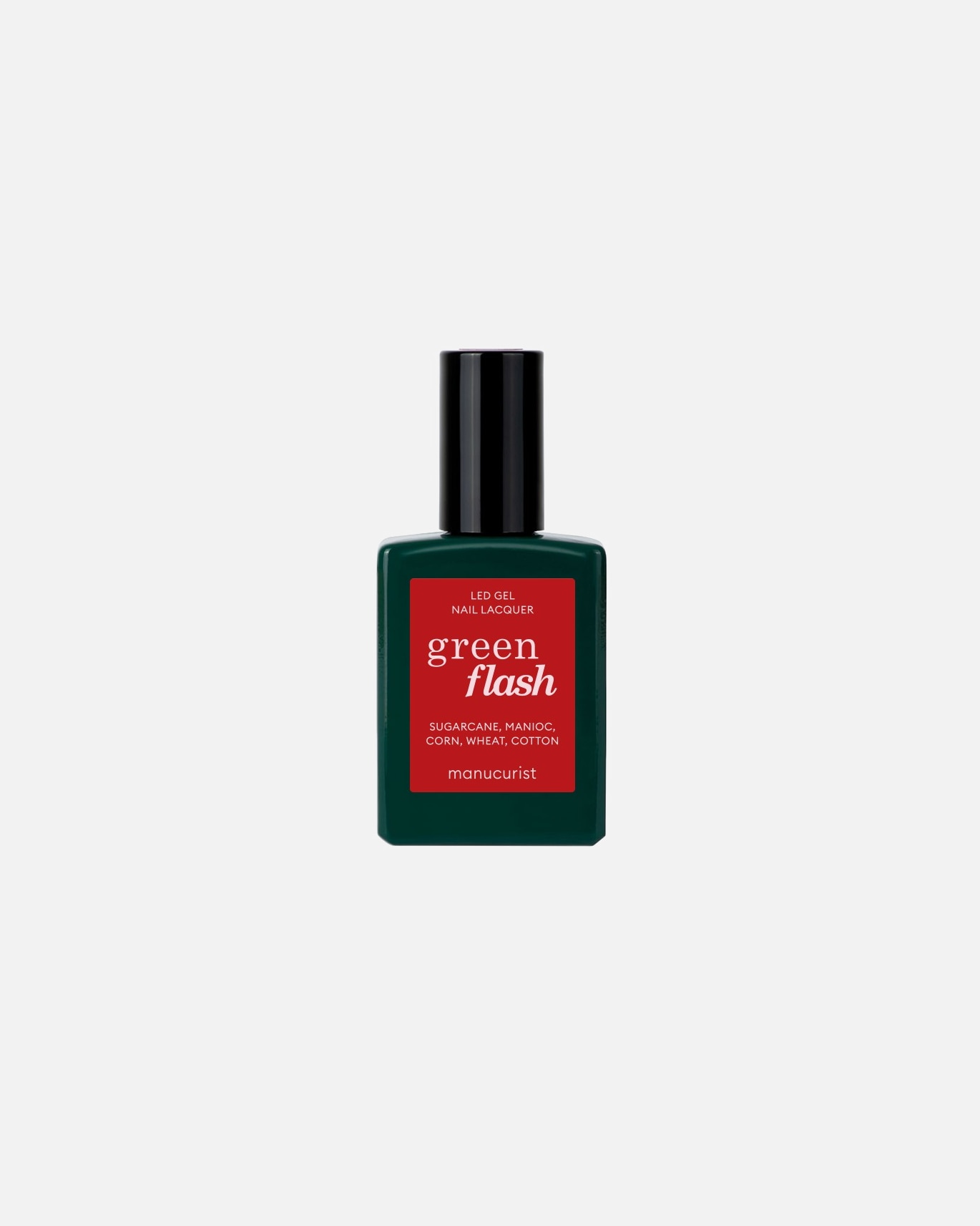 Nagellack für Unisex manucurist green flash Instant Dry Extra Long Wear Pomegranate