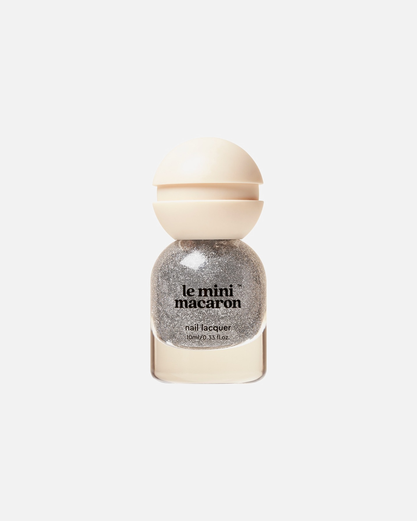 Nagellack für Unisex Le Mini Macaron Nail Lacquer SILVER DISCO