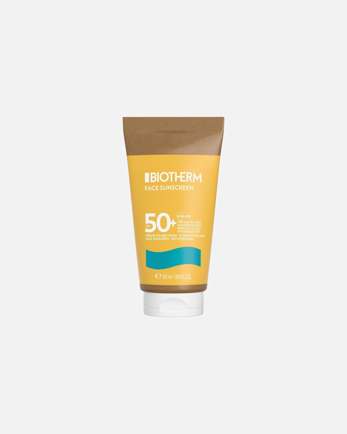 Sonnencreme Gesicht für Unisex Biotherm Water Lover Face Sunscreen SPF50 50 ml