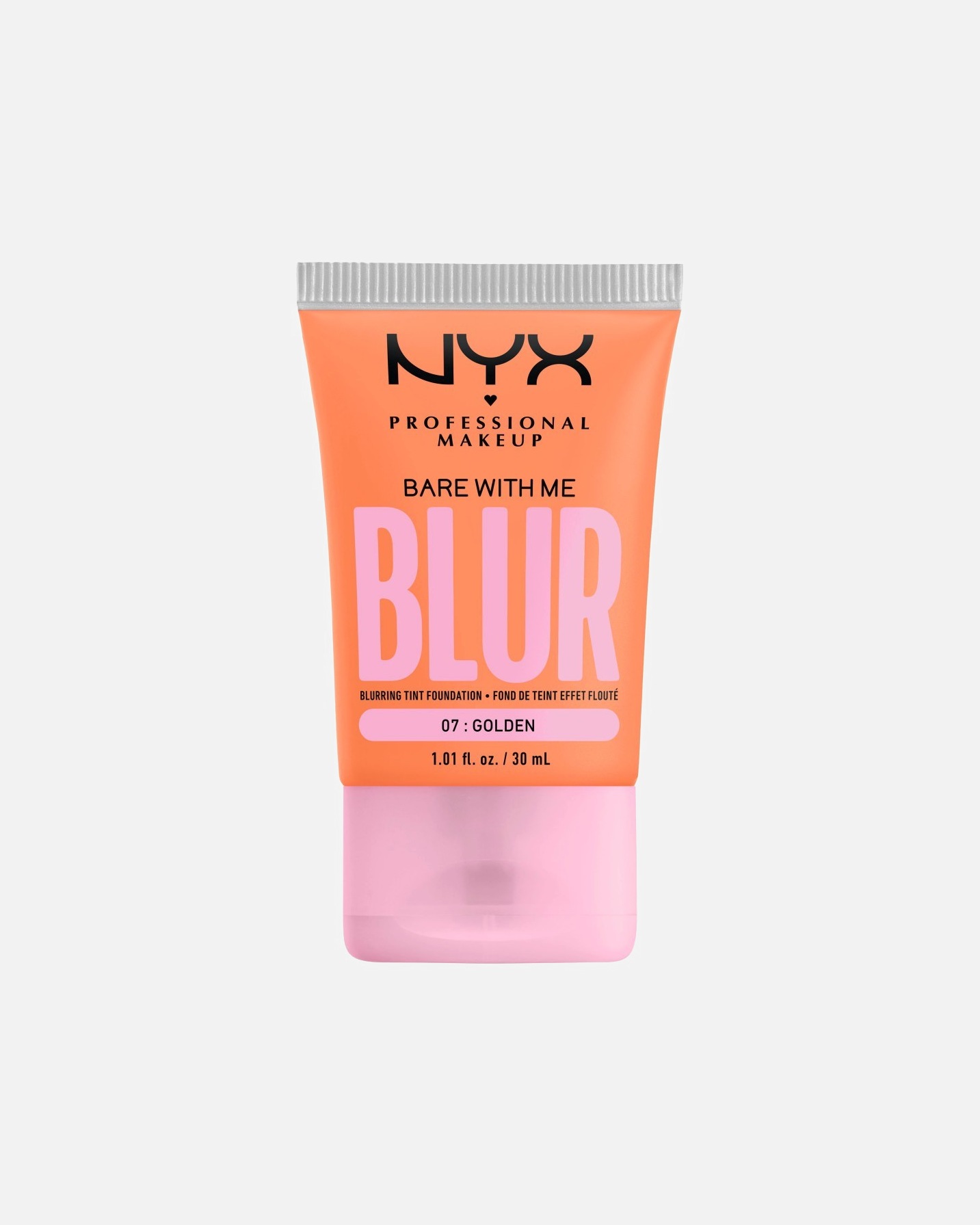 Foundation für Unisex NYX Professional Makeup Bare With Me Blur Skin Tint 07 - Golden