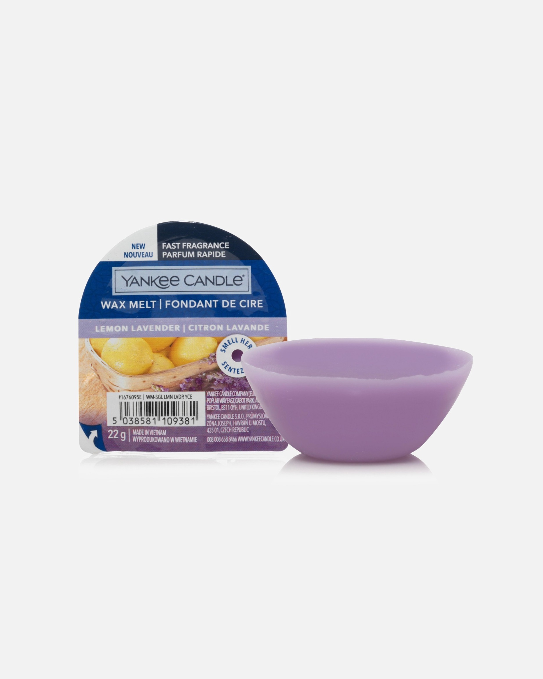 Kerze für Unisex YANKEE CANDLE Wax Melt 22 g - Lemon Lavender