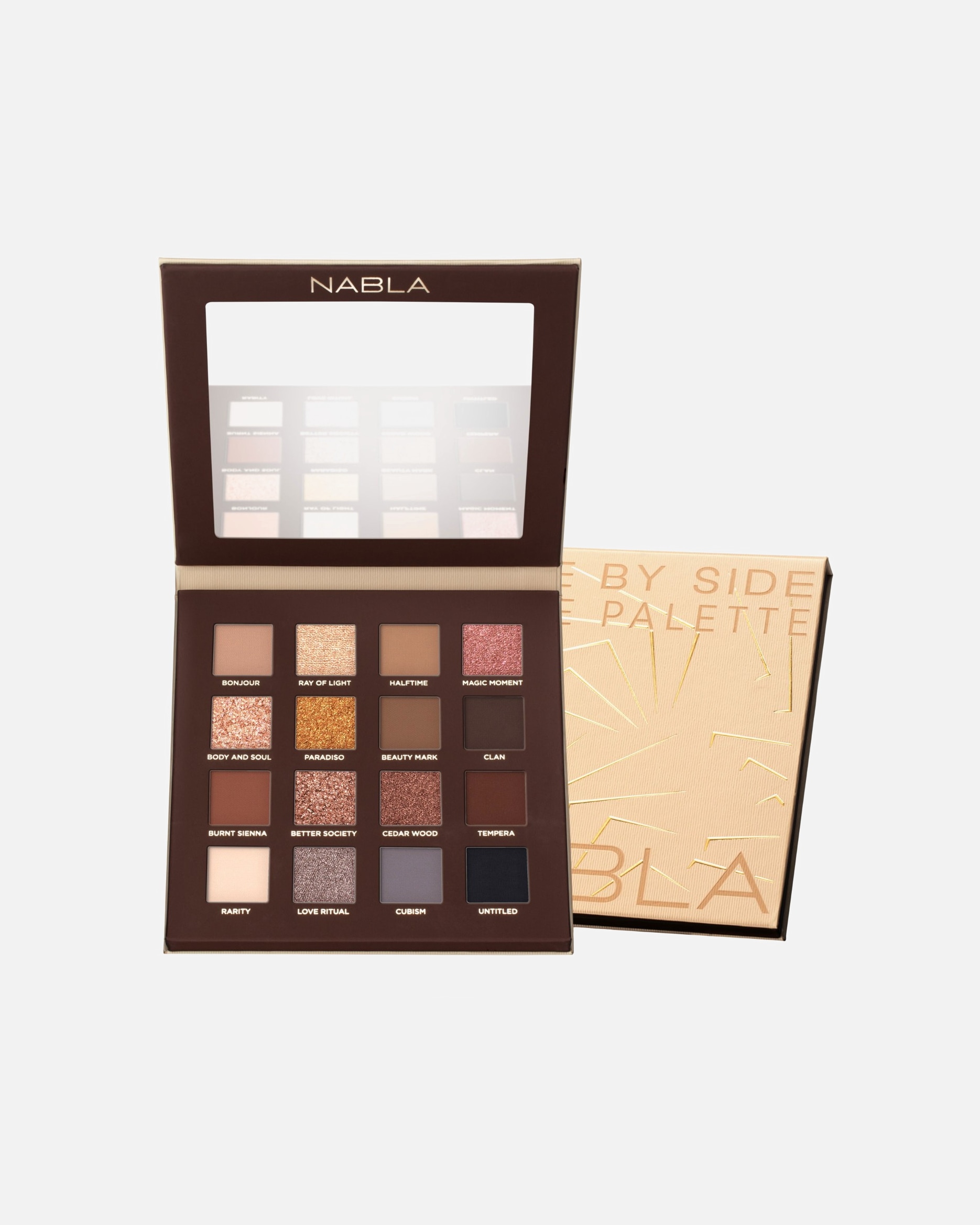 Lidschatten für Unisex NABLA Default Brand Line Side By Side Nude Palette Side by Side