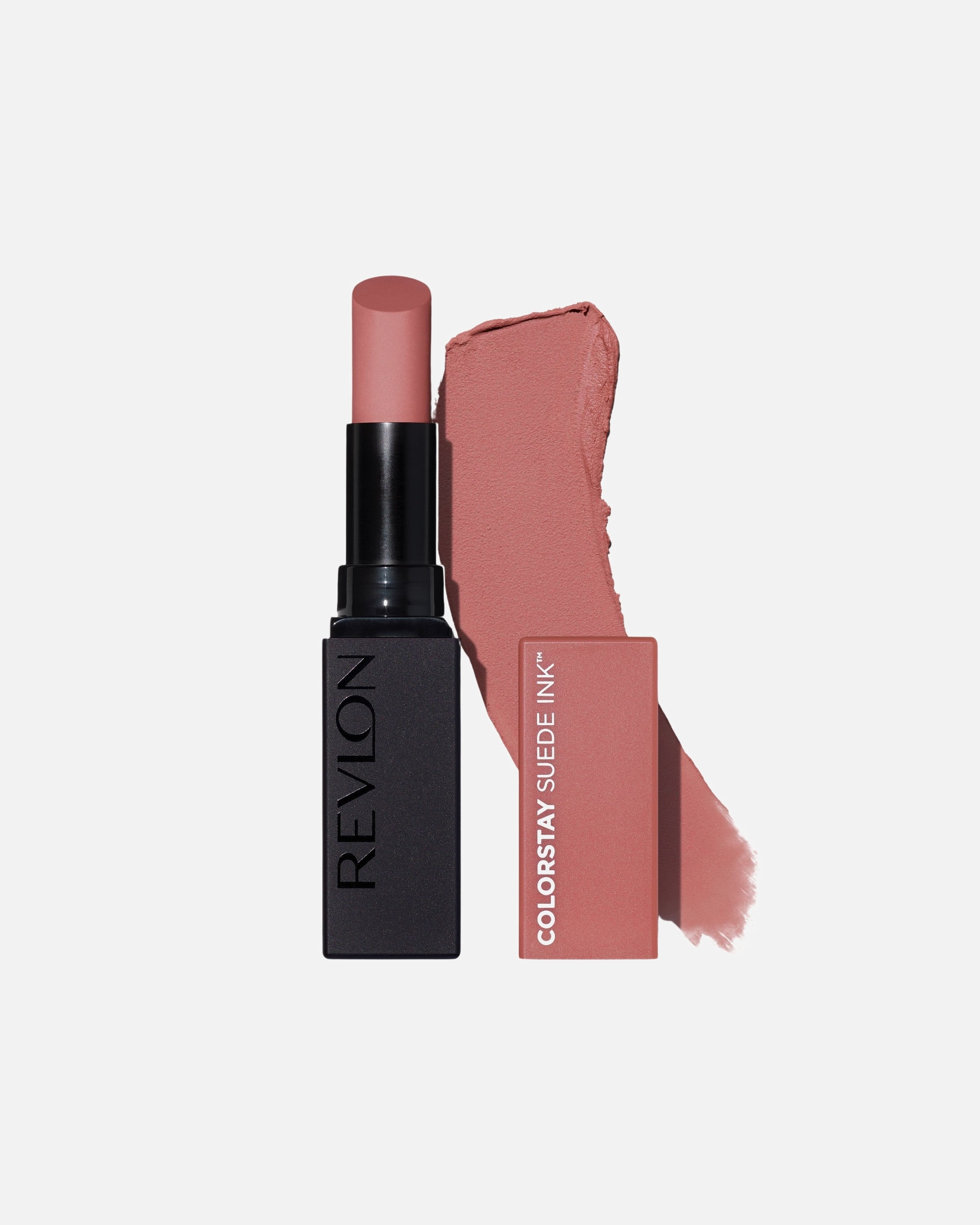 Lippenstift für Unisex Revlon ColorStay™ Revlon ColorStay Suede Ink Lippenstift, deckend, langanhaltend, nicht übertragend, mit Vitamin E, wasserfest, 008 That Girl, 2.55g 2.55 Gramm
