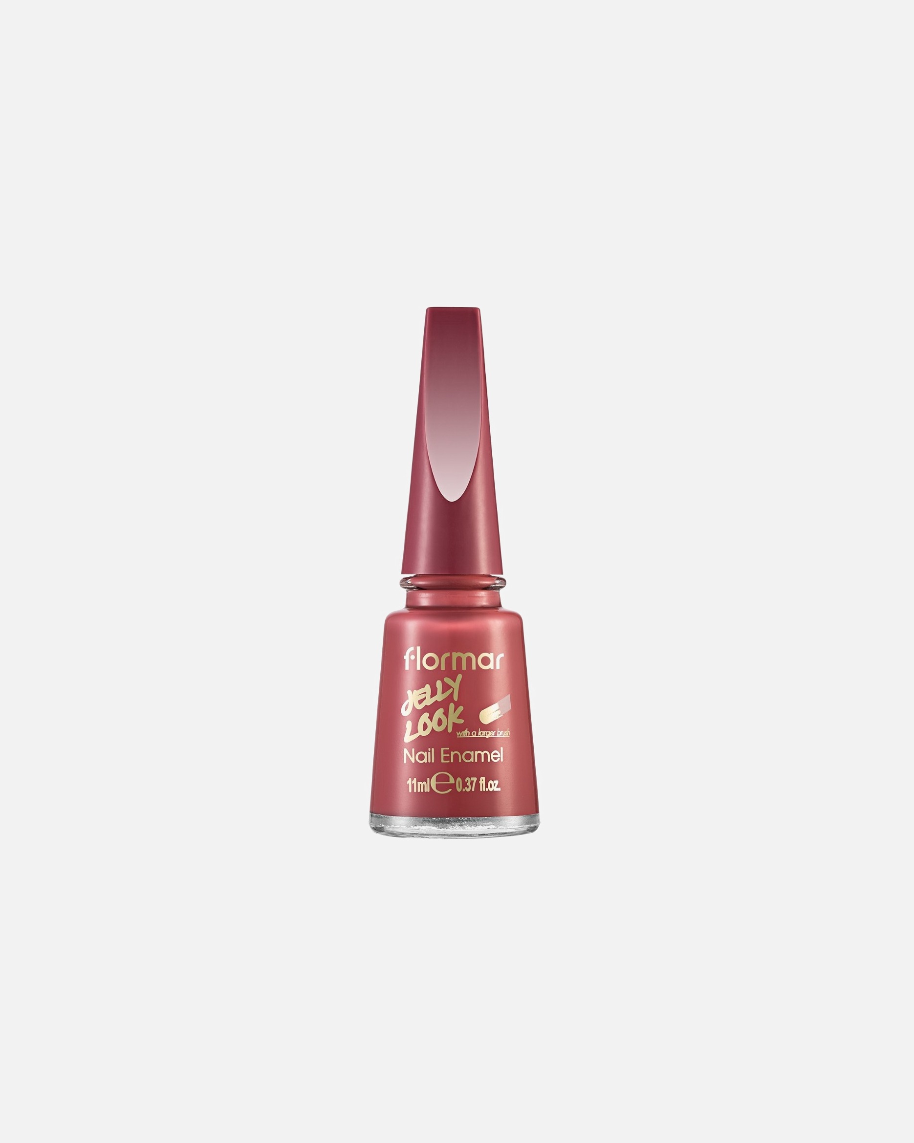 Nagellack für Unisex Flormar Jelly Look Nail Enamel Nr. 6 - Amaranth