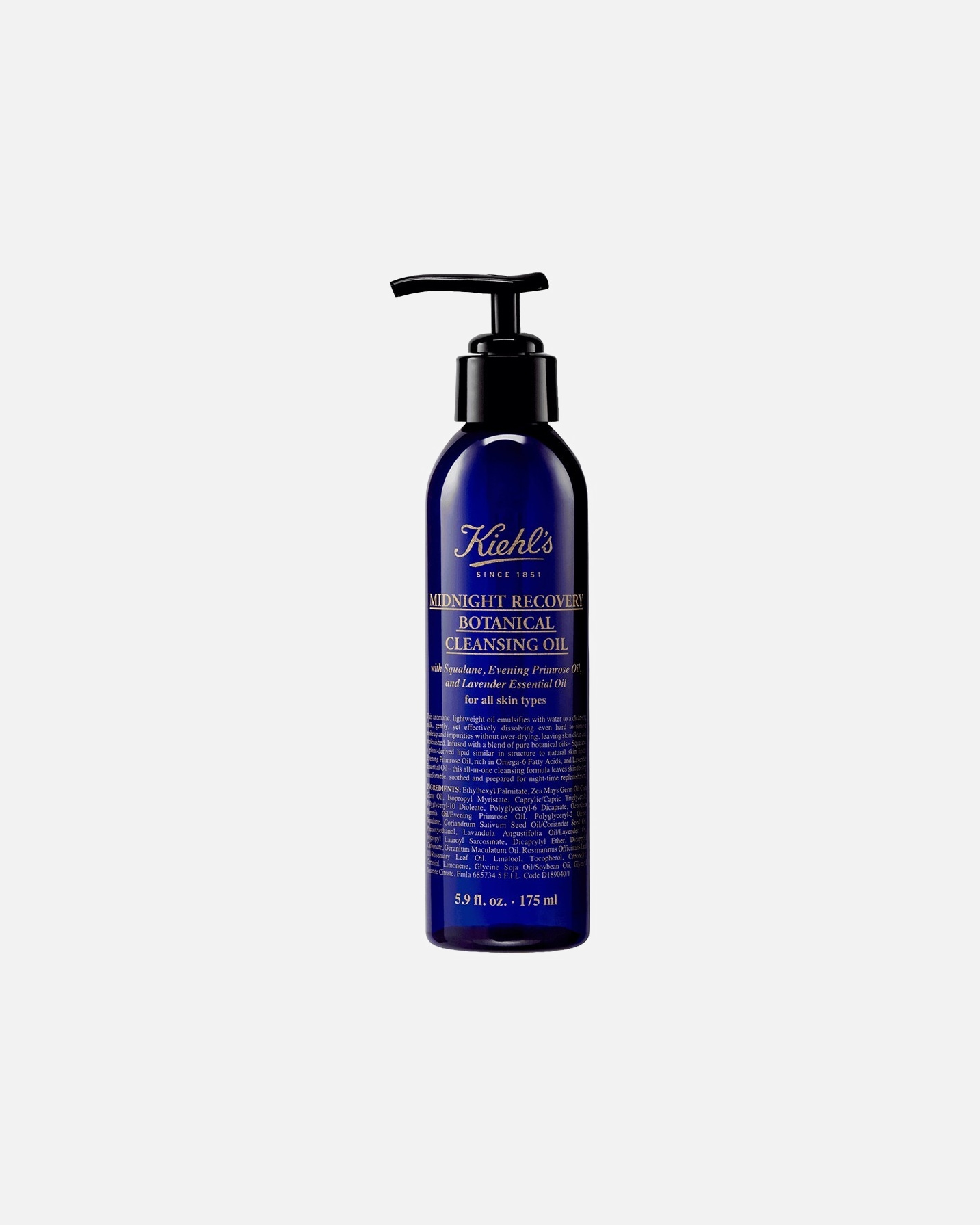 Make-up Entferner für Unisex Kiehl’s Midnight Recovery Botanical Cleansing Oil 175 ml