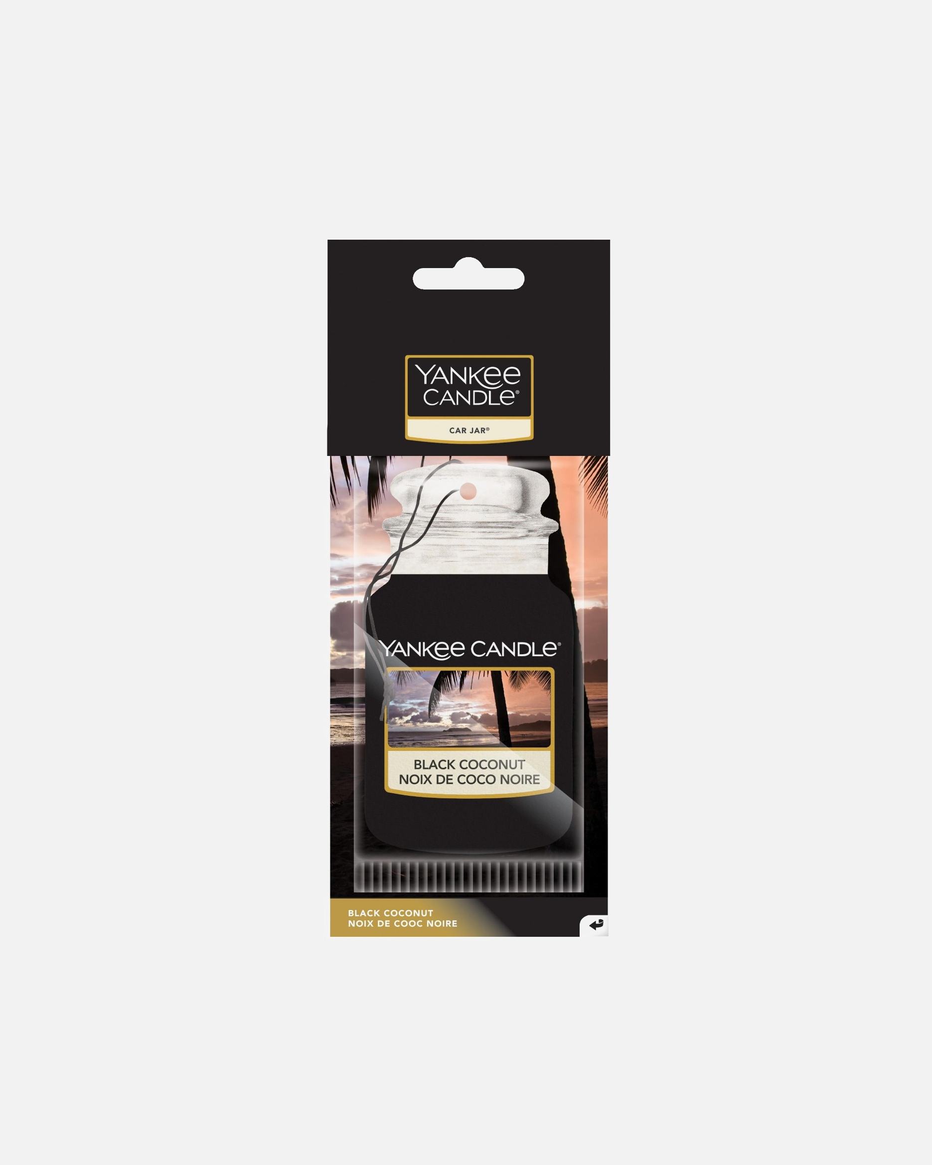 Autoduft für Unisex YANKEE CANDLE Car Jar® 14 g - Black Coconut