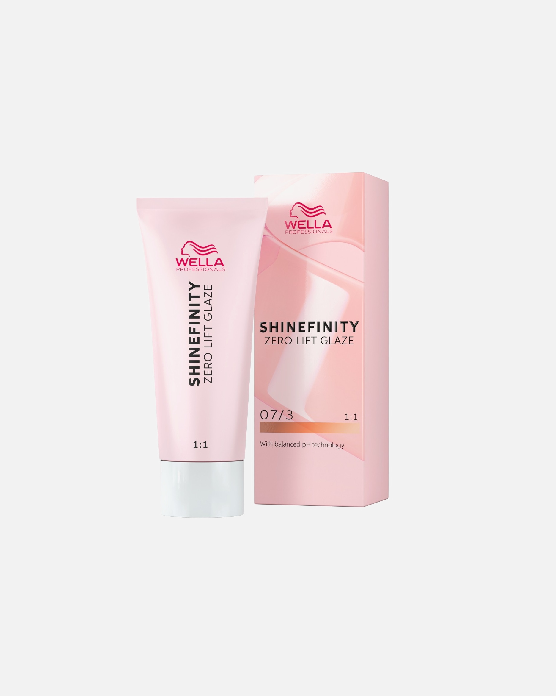 Haartönung für Unisex Wella Shinefinity Zero Lift Gaze Demi-permanente Gel-Cremetönung 07/3 - BURNT HONEY