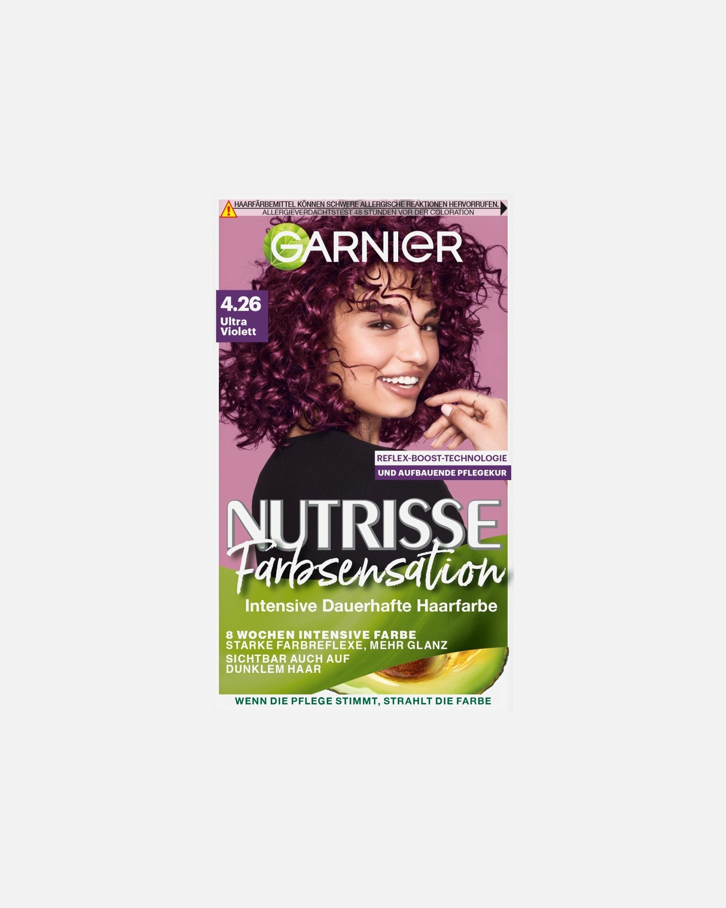Haarfarbe für Unisex Garnier Nutrisse Farbsensation Nr. 4.26 - Ultra Violett