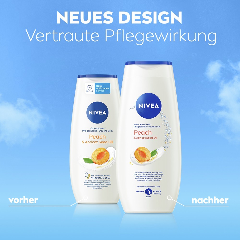 NIVEA Peach & Apricot Seed Oil Pflegedusche Duschgel ✔️ online kaufen