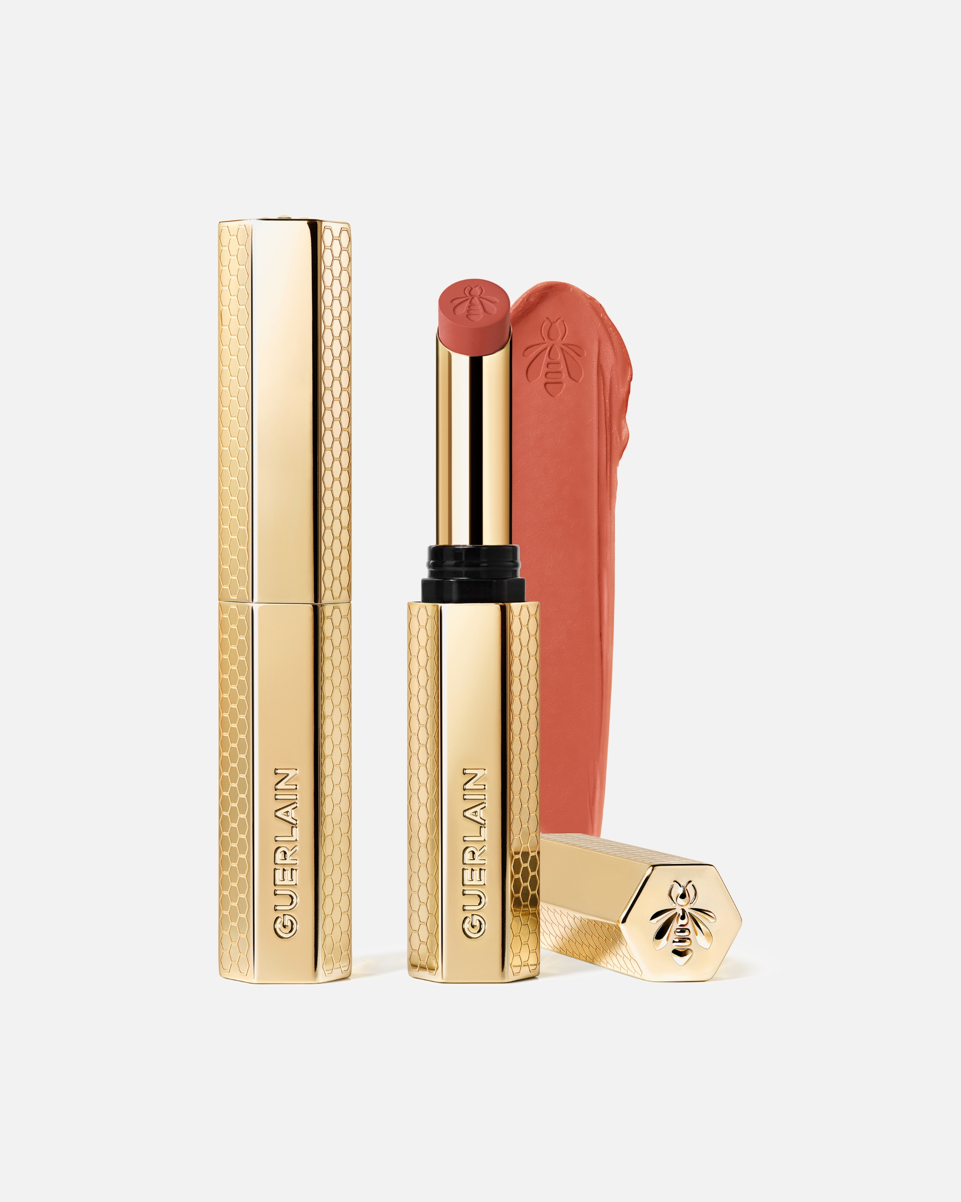 Lippenstift für Unisex Guerlain KissKiss 615 ORANGE BLOSSOM