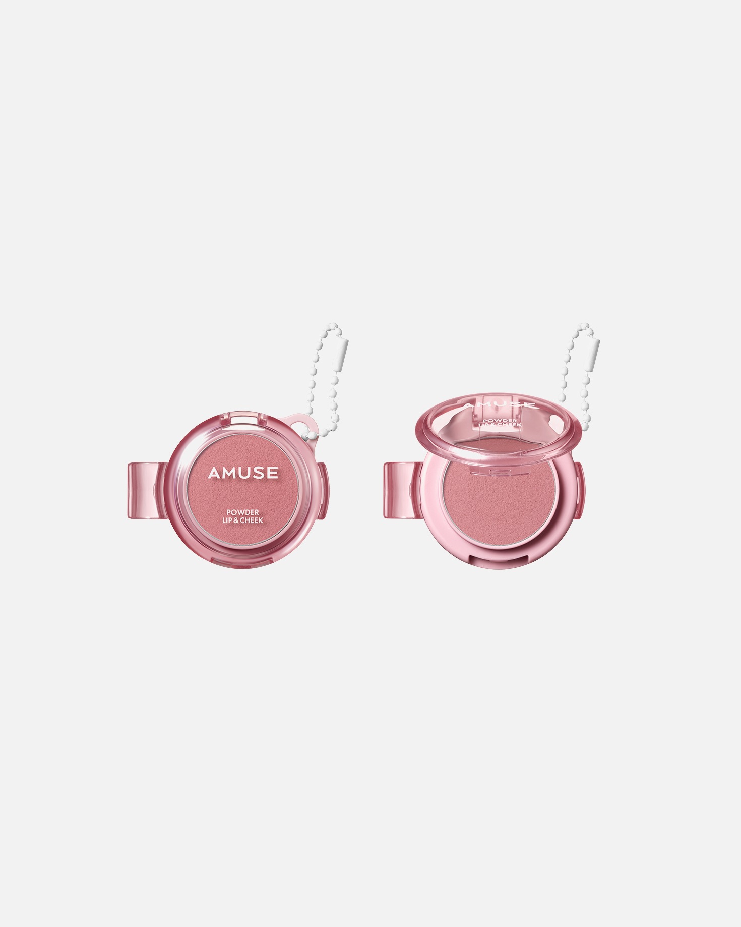 Lippenfarbe für Unisex Amuse LIP + CHEEK 2 - BLOSSOM ROSE