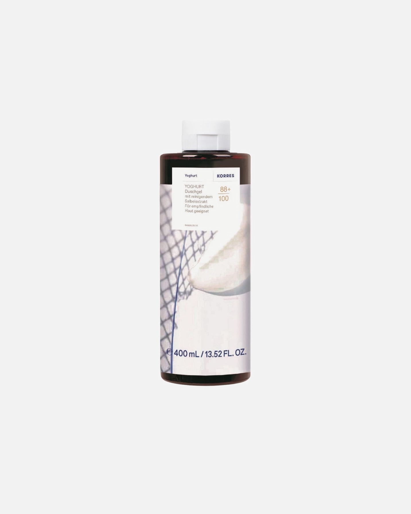 Duschgel für Unisex KORRES YOGHURT Mediterrenean Vanilla 400 ml