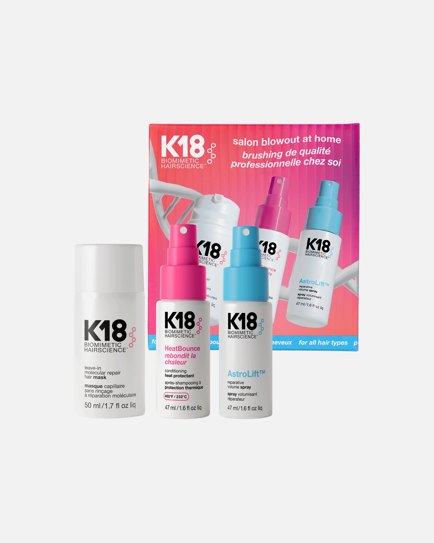 Haarpflegeset für Unisex K18 Salon Blowout At Home 1 Stück