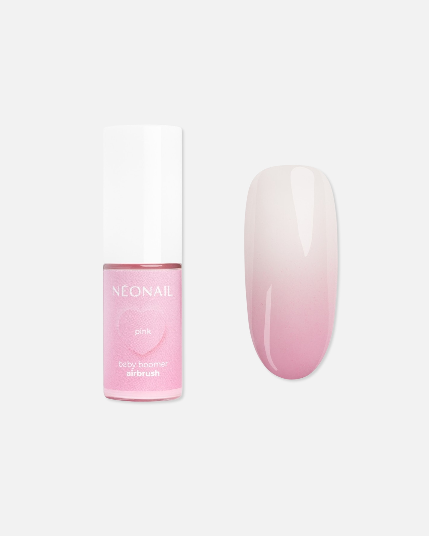 UV-Nagellack für Unisex NEONAIL Baby Bloomer Airbrush PINK