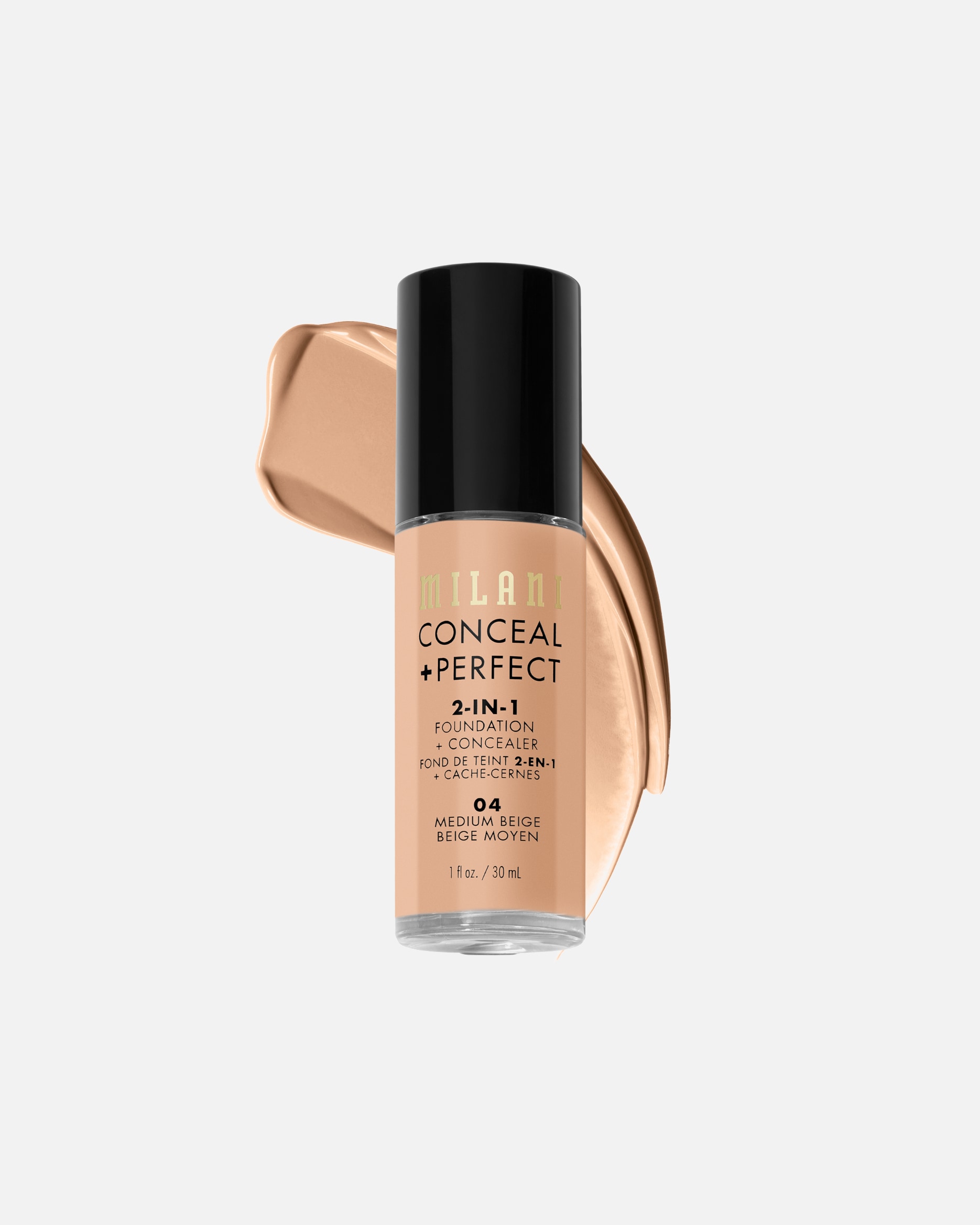 Foundation für Unisex Milani Conceal + Perfect 2in1 Medium Beige/ 04