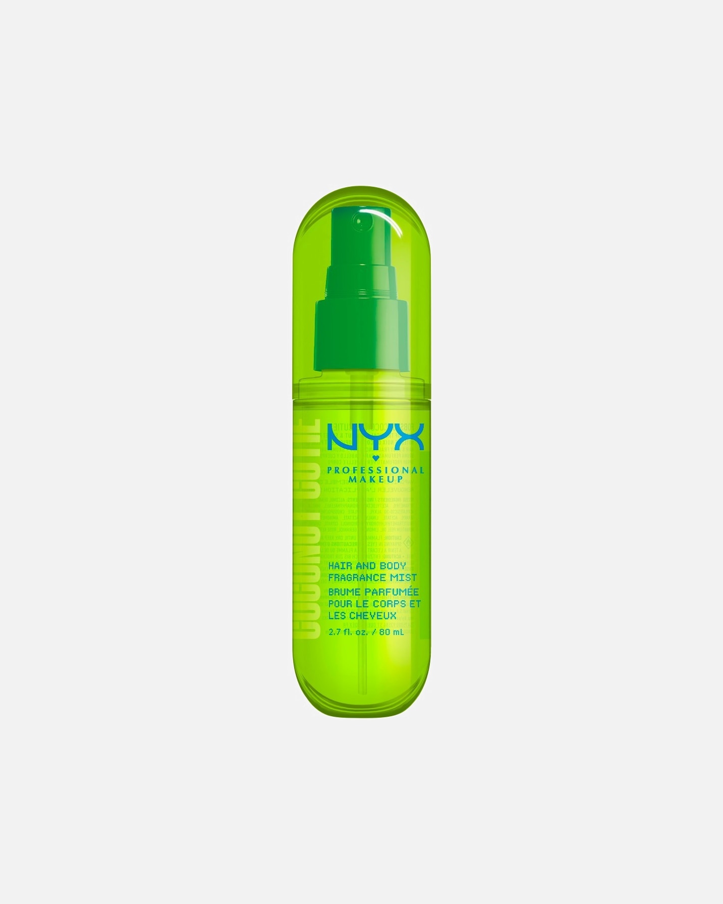 Bodyspray für Unisex NYX Professional Makeup Fat Oil Body Haar- und Körperspray Coconut Cutie, Kokos- & Pfirsichduft 80 ml