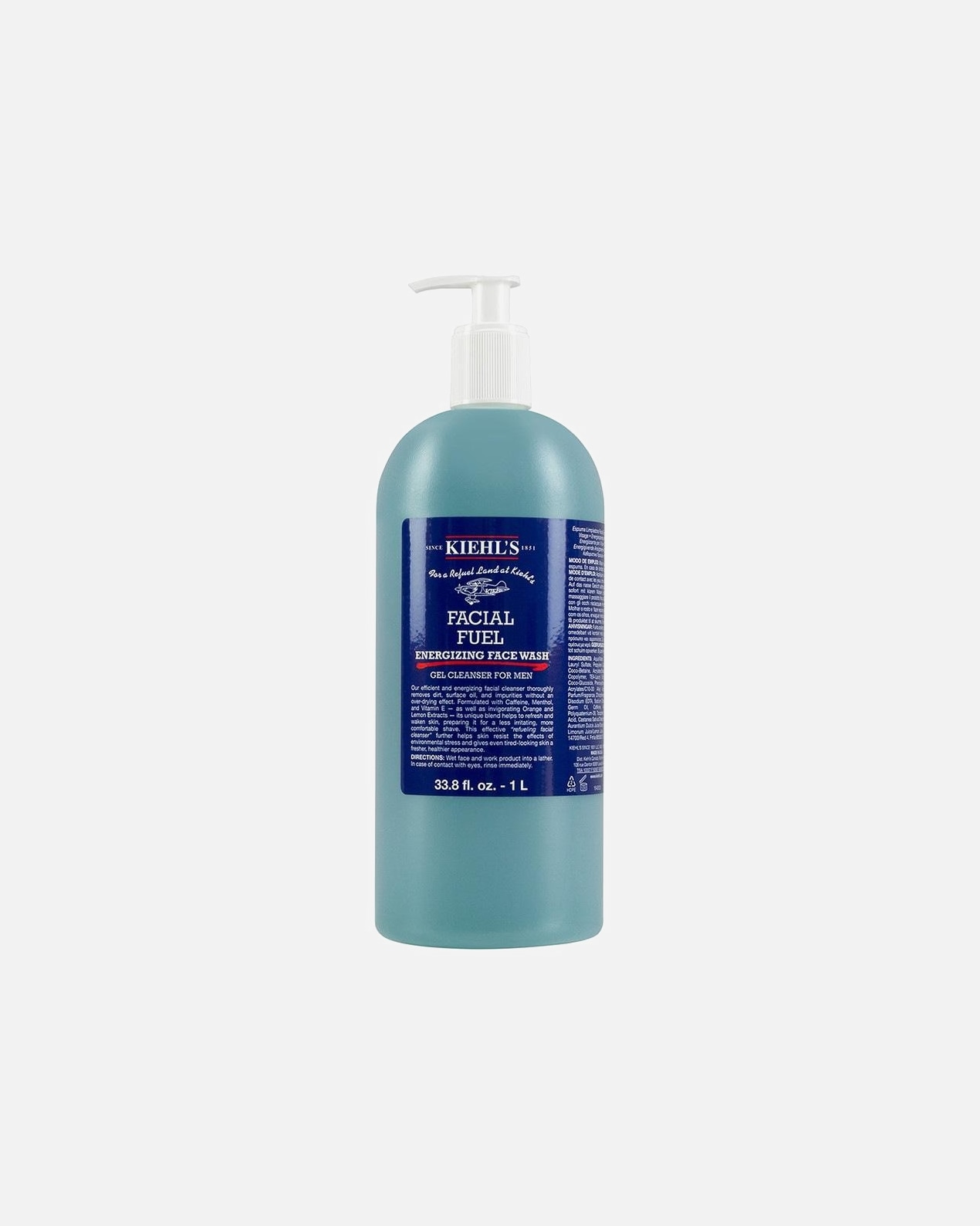 Reinigungsgel für Männlich Kiehl’s Facial Fuel Energizing Face Wash 1000 ml