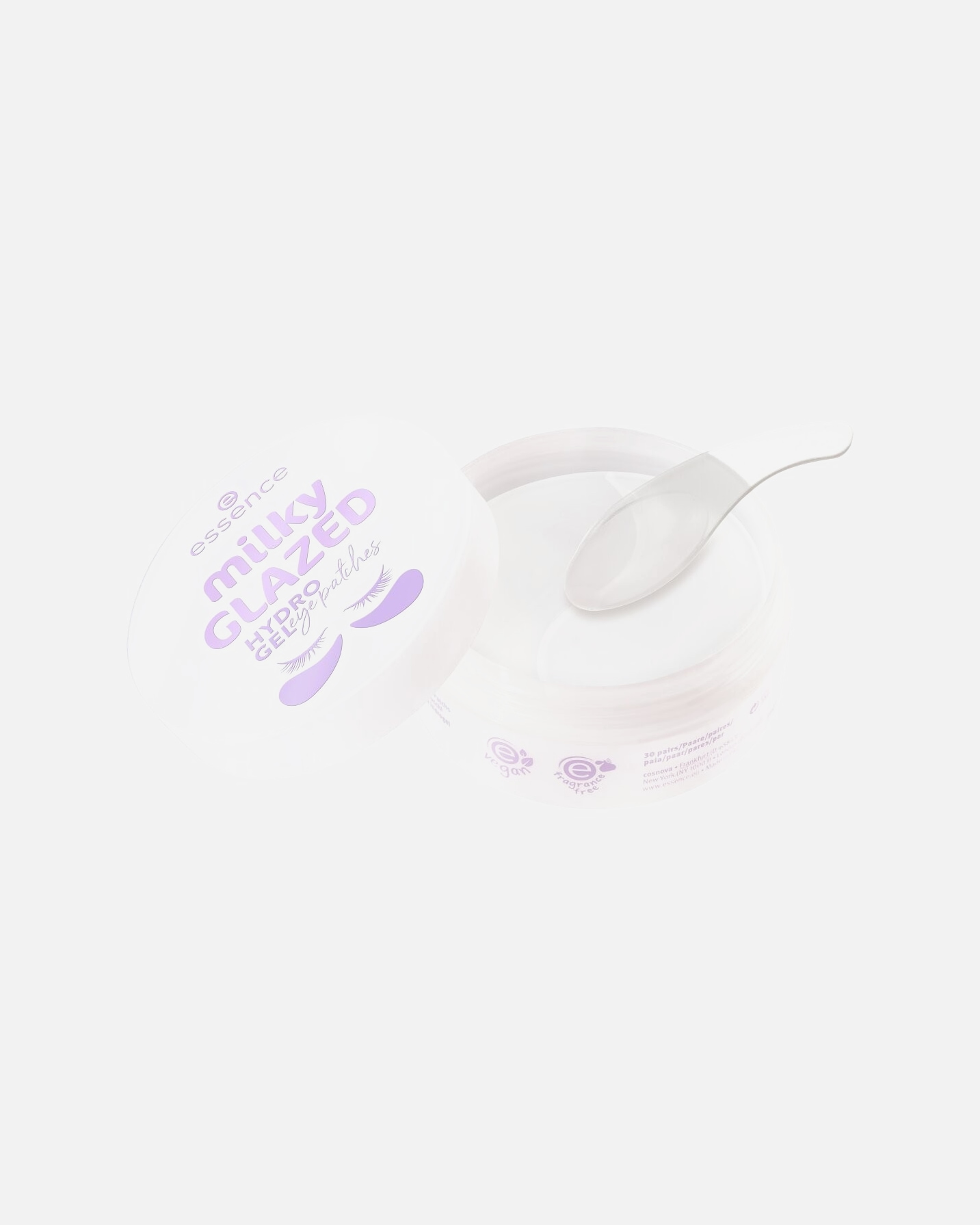 Augenpatches für Unisex Essence Milky Glazed Hydro Gel Transparent