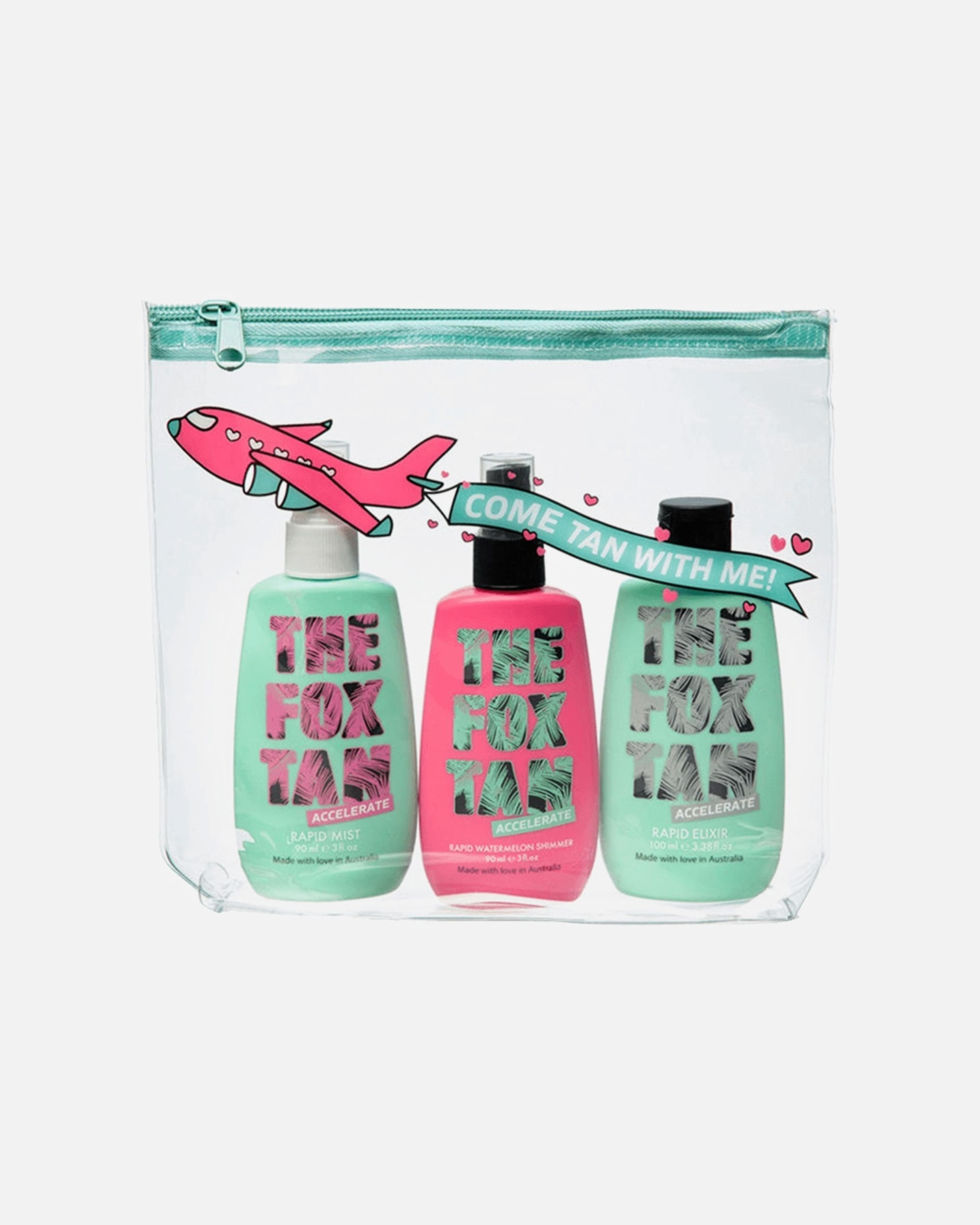 Sonnenpflegeset für Unisex THE FOX TAN The Jet Setter 280 ml