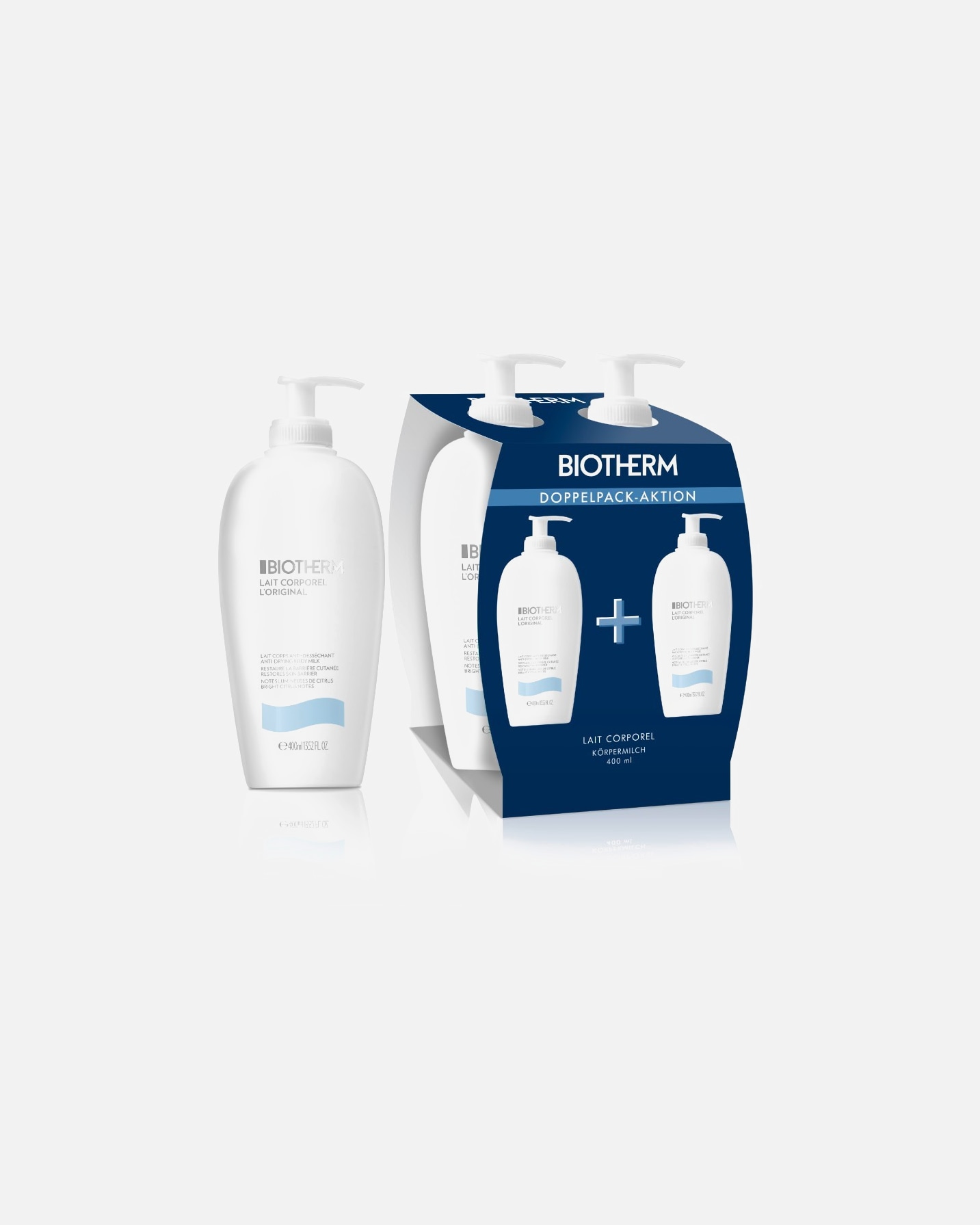 Körperpflegeset für Weiblich Biotherm Lait Corporel L'Original Doppelpack 1 Stück