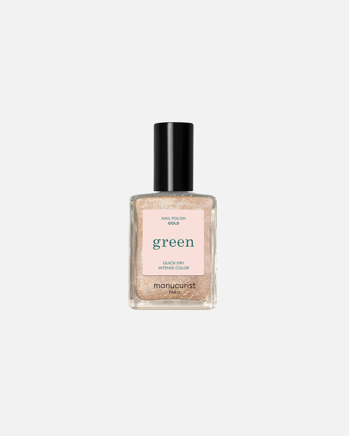 Nagellack für Unisex manucurist green Quick Dry GOLD