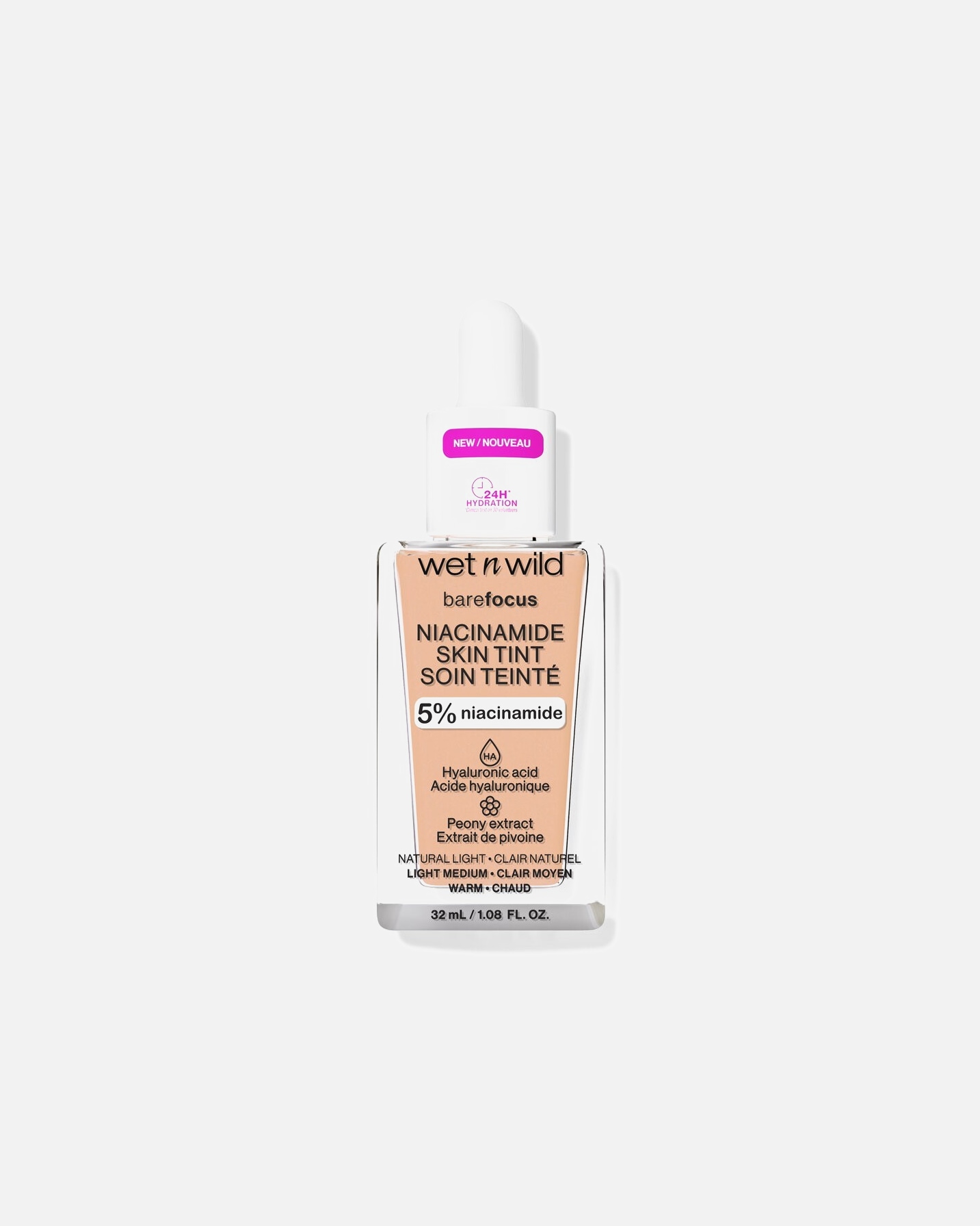 Foundation für Unisex wet n wild BARE FOCUS NIACINAMIDE SKIN TINT LIGHT