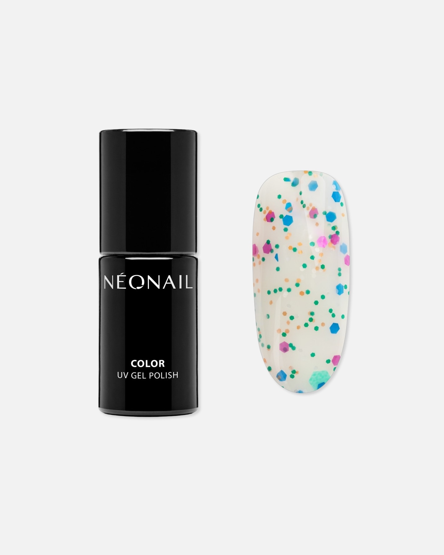 UV-Nagellack für Unisex NEONAIL Born to Win Champion's Confetti