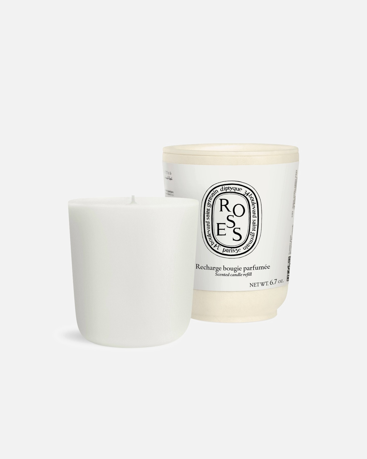 Kerze für Unisex Diptyque Roses 190 g - Refill