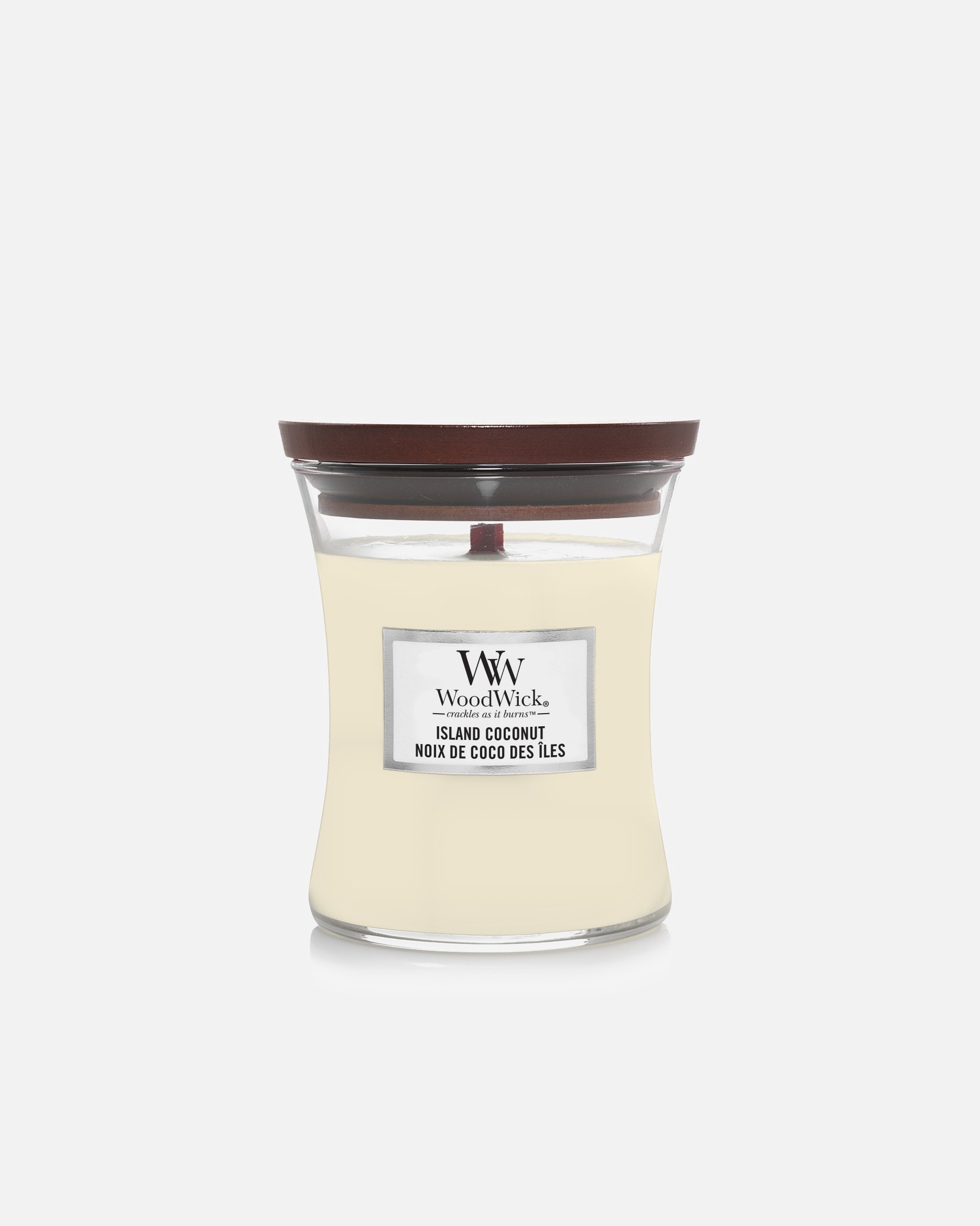 Kerze für Unisex WoodWick Island Coconut 275 Gramm